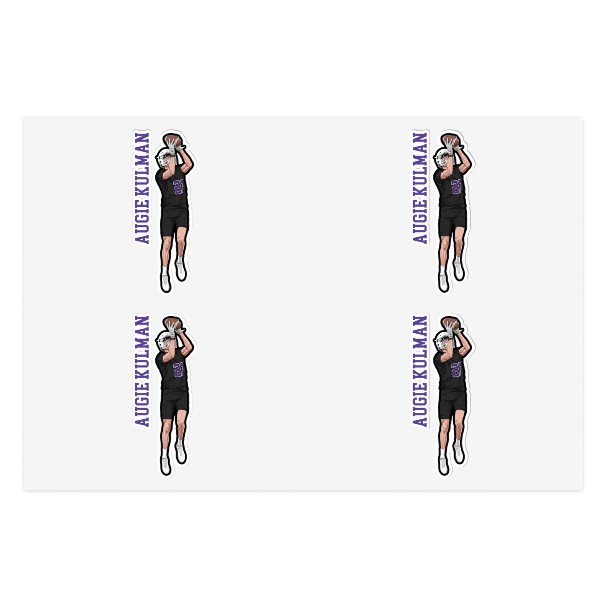 Sticker Sheet — character_name_vertical in Classic
