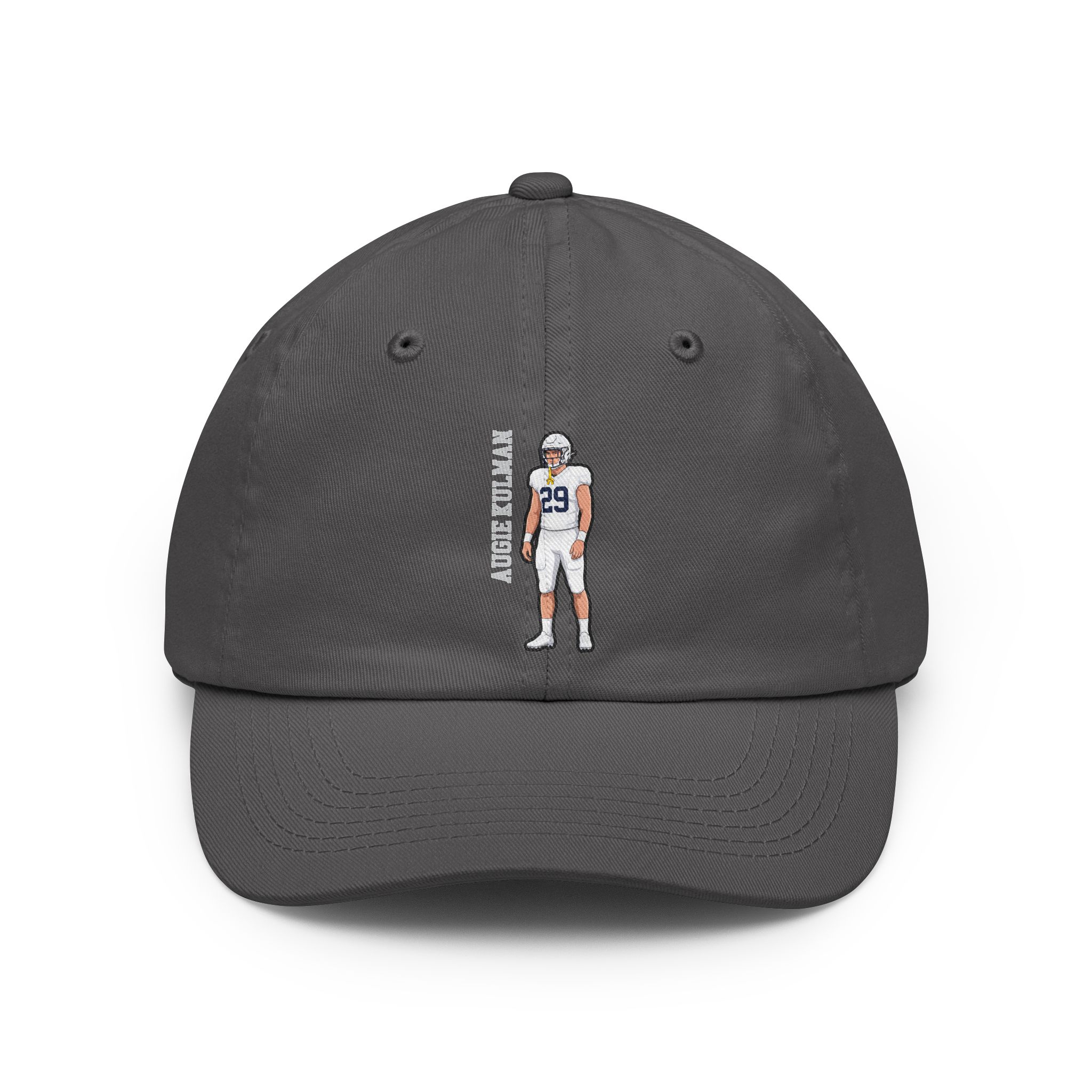 Classic Cap — character_name_vertical in Grey