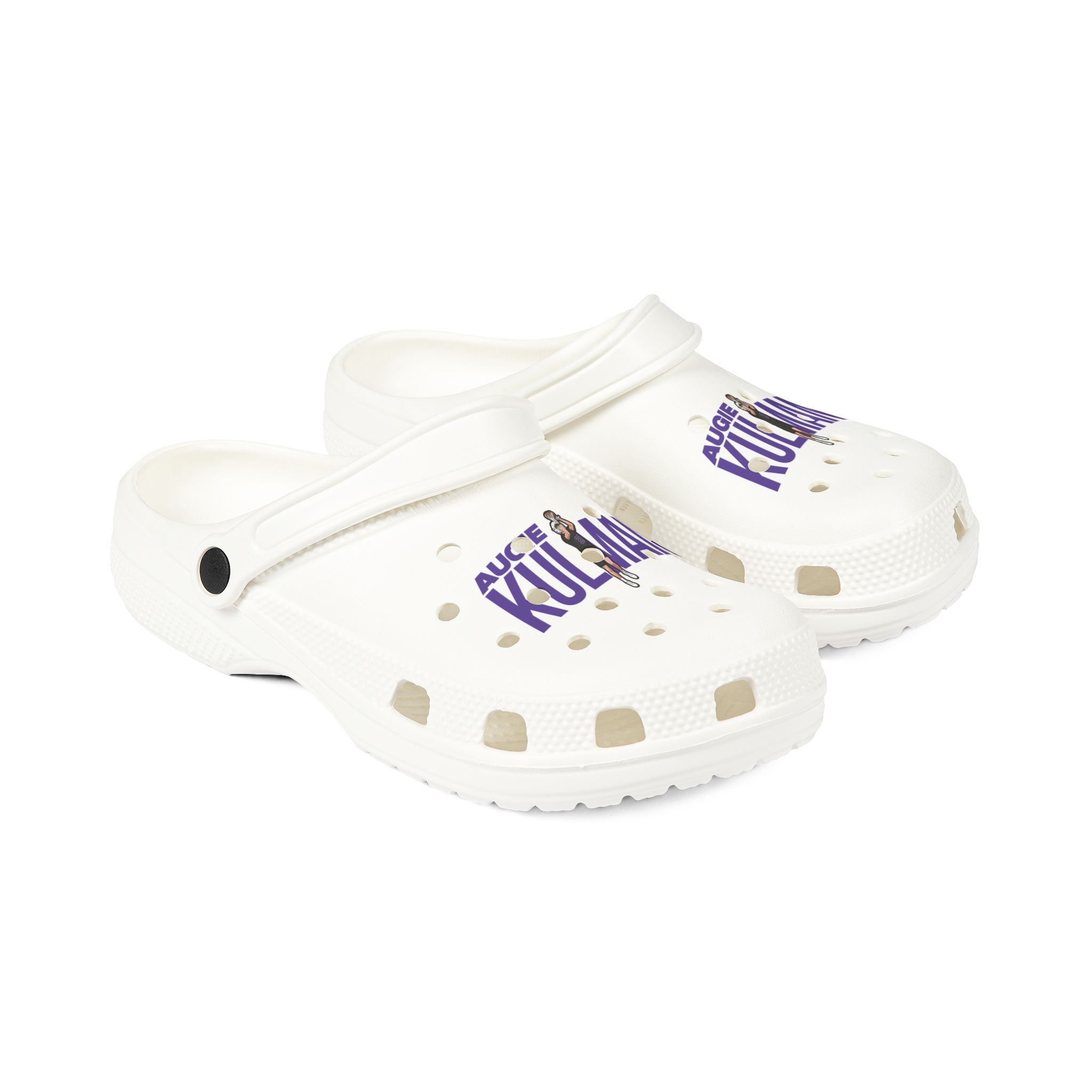 Rubber Clogs — character_player_name in White