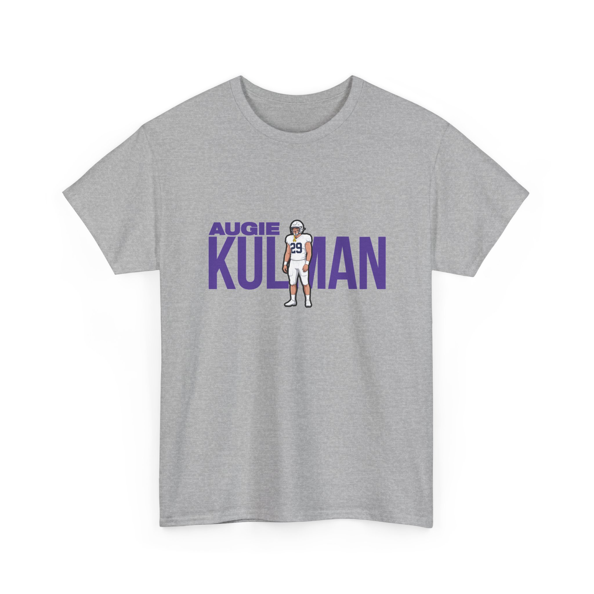 Tee — character_player_name in Grey