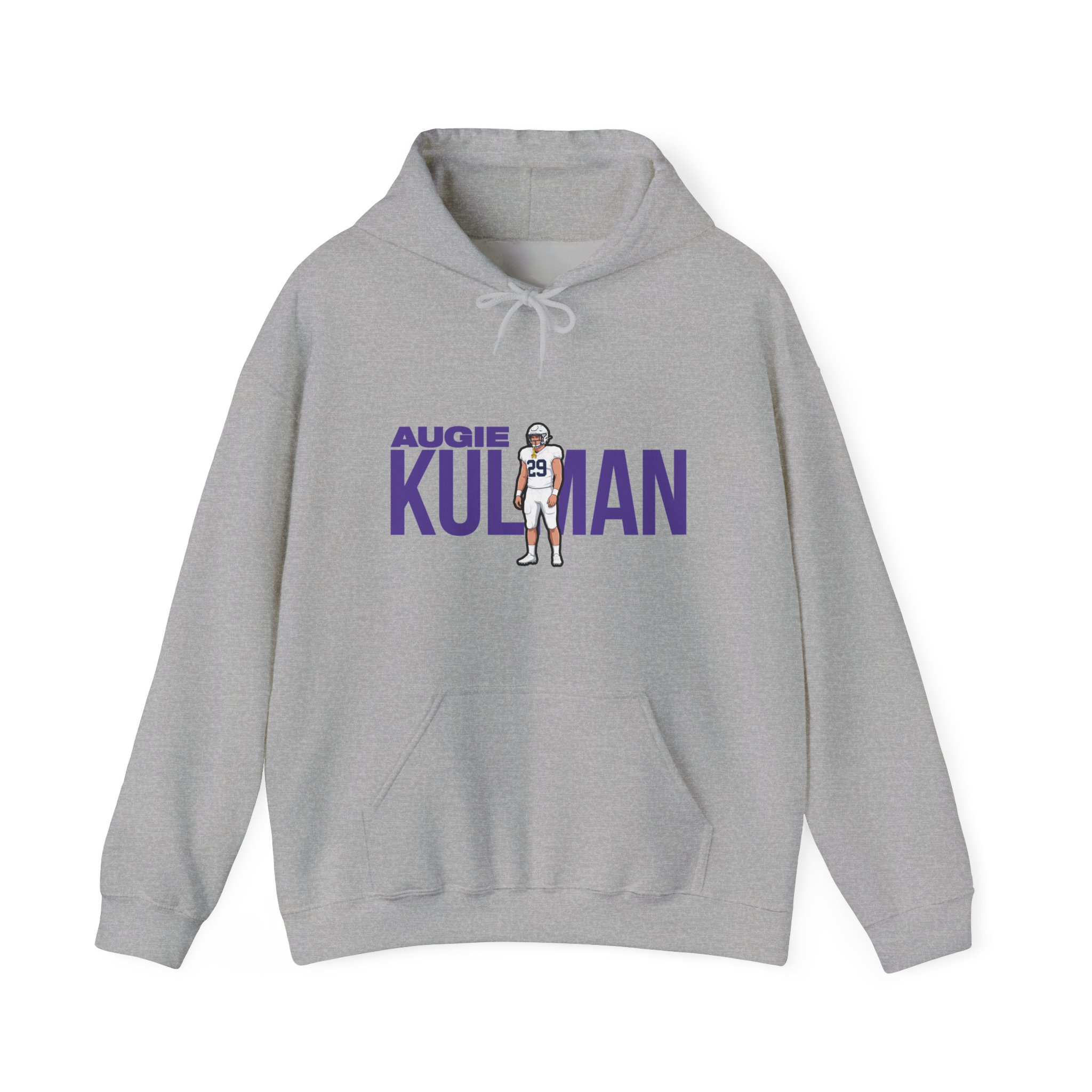 Hoodie — character_player_name in Grey