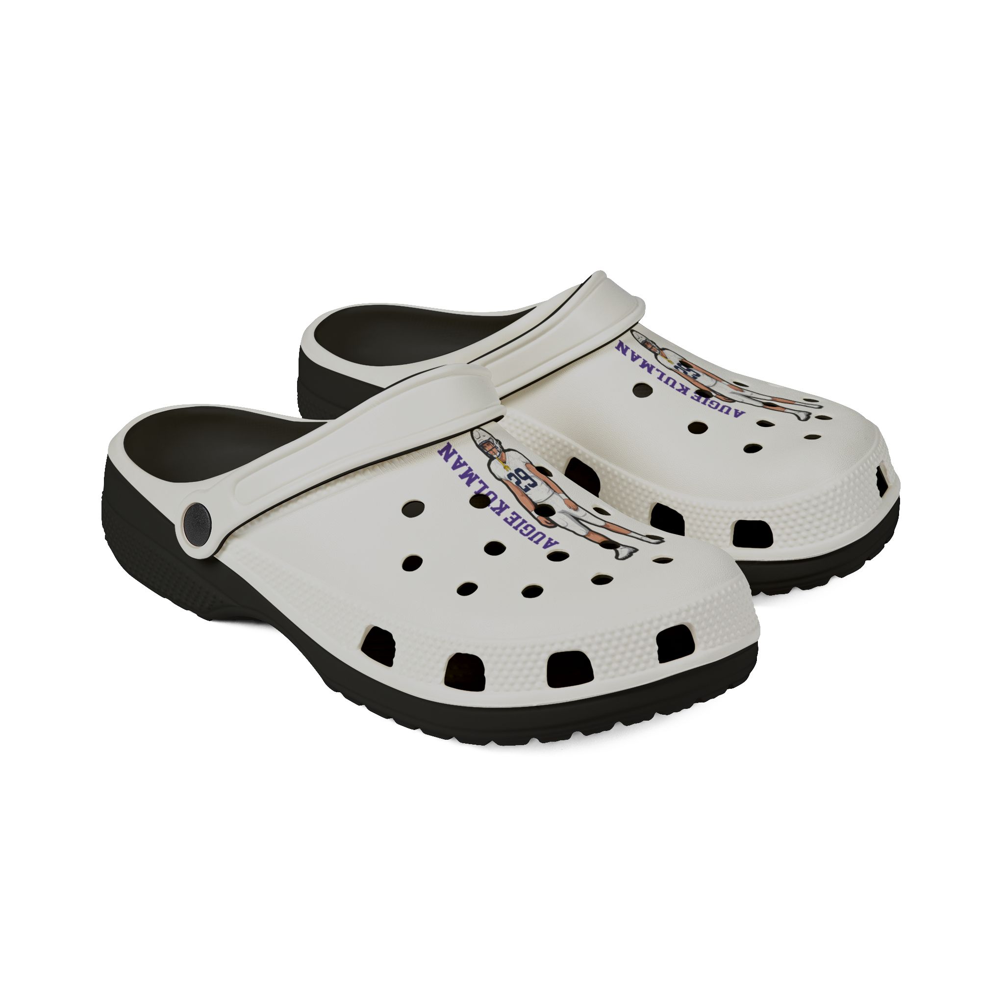 Rubber Clogs — character_name_vertical in Black