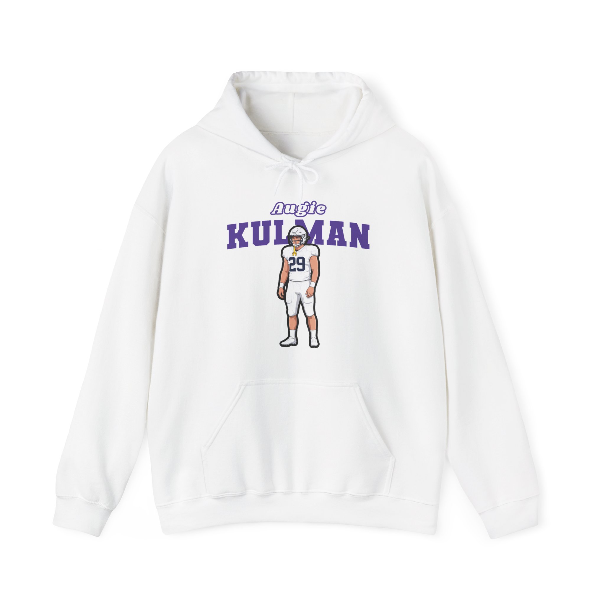 Hoodie — character_name_arch in White