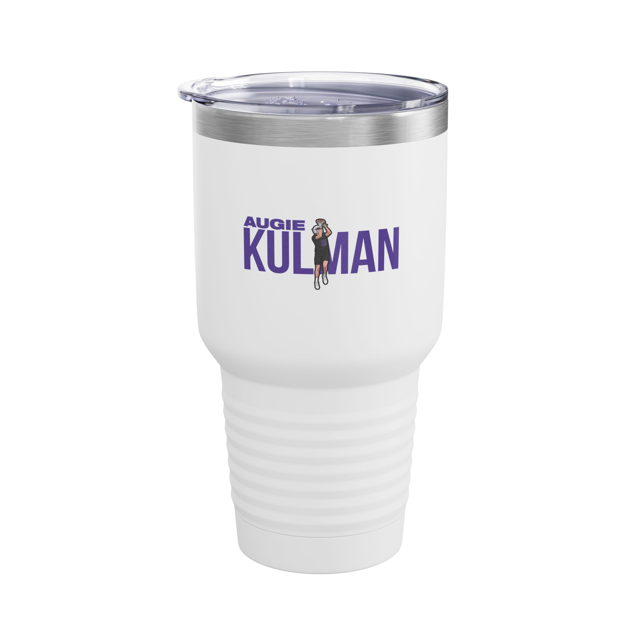30oz Tumbler — character_player_name in White