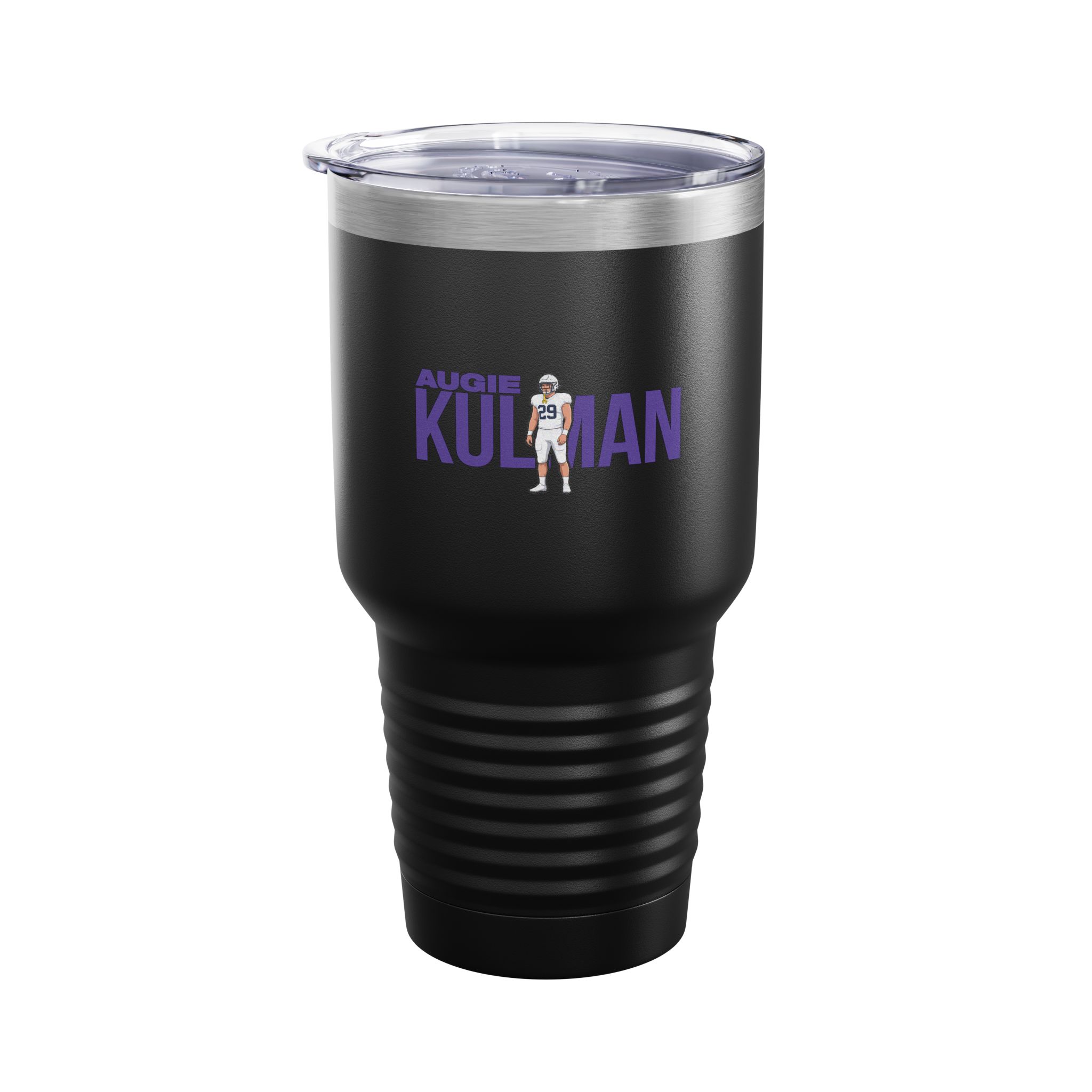30oz Tumbler — character_player_name in Black