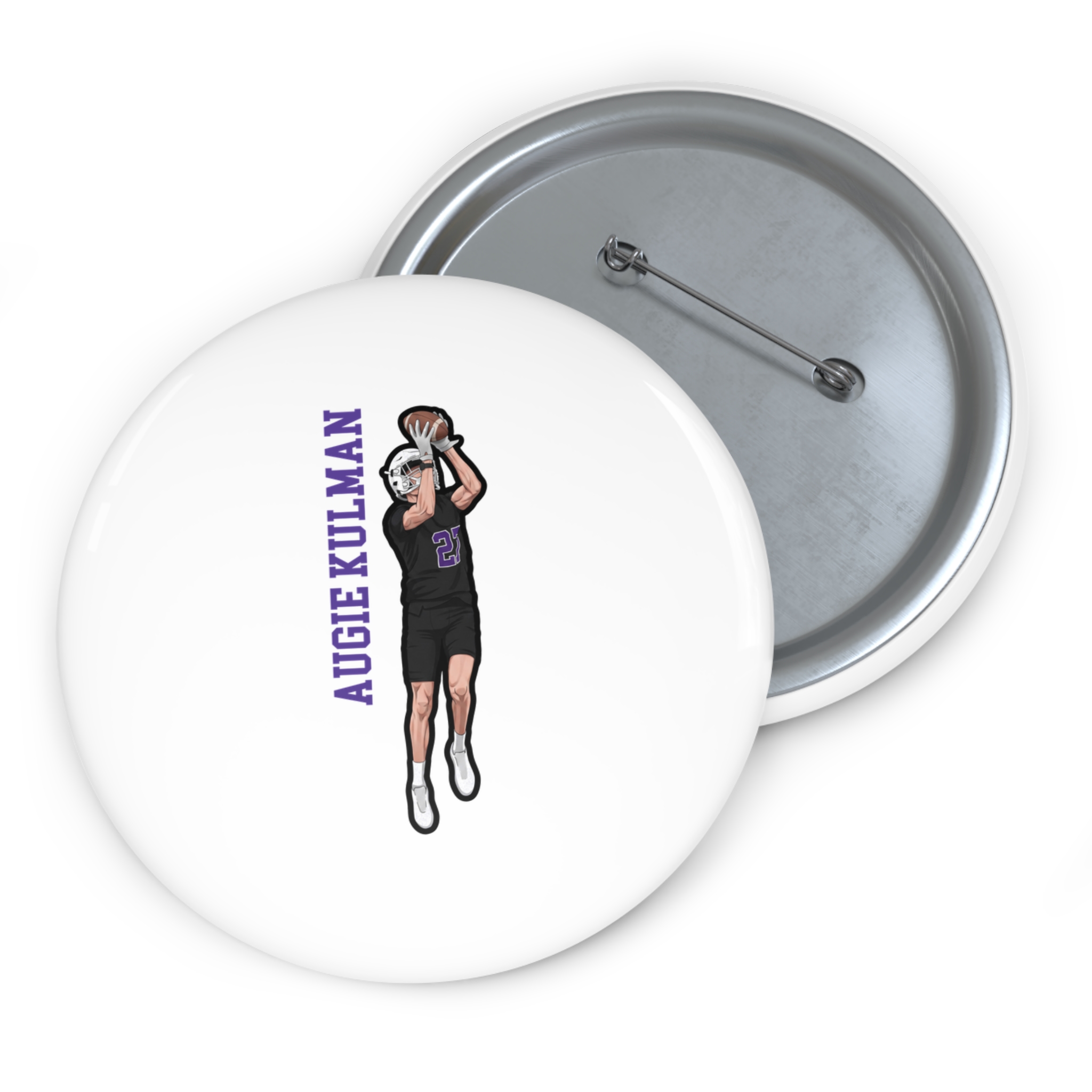 Game Day Pin — character_name_vertical in Classic