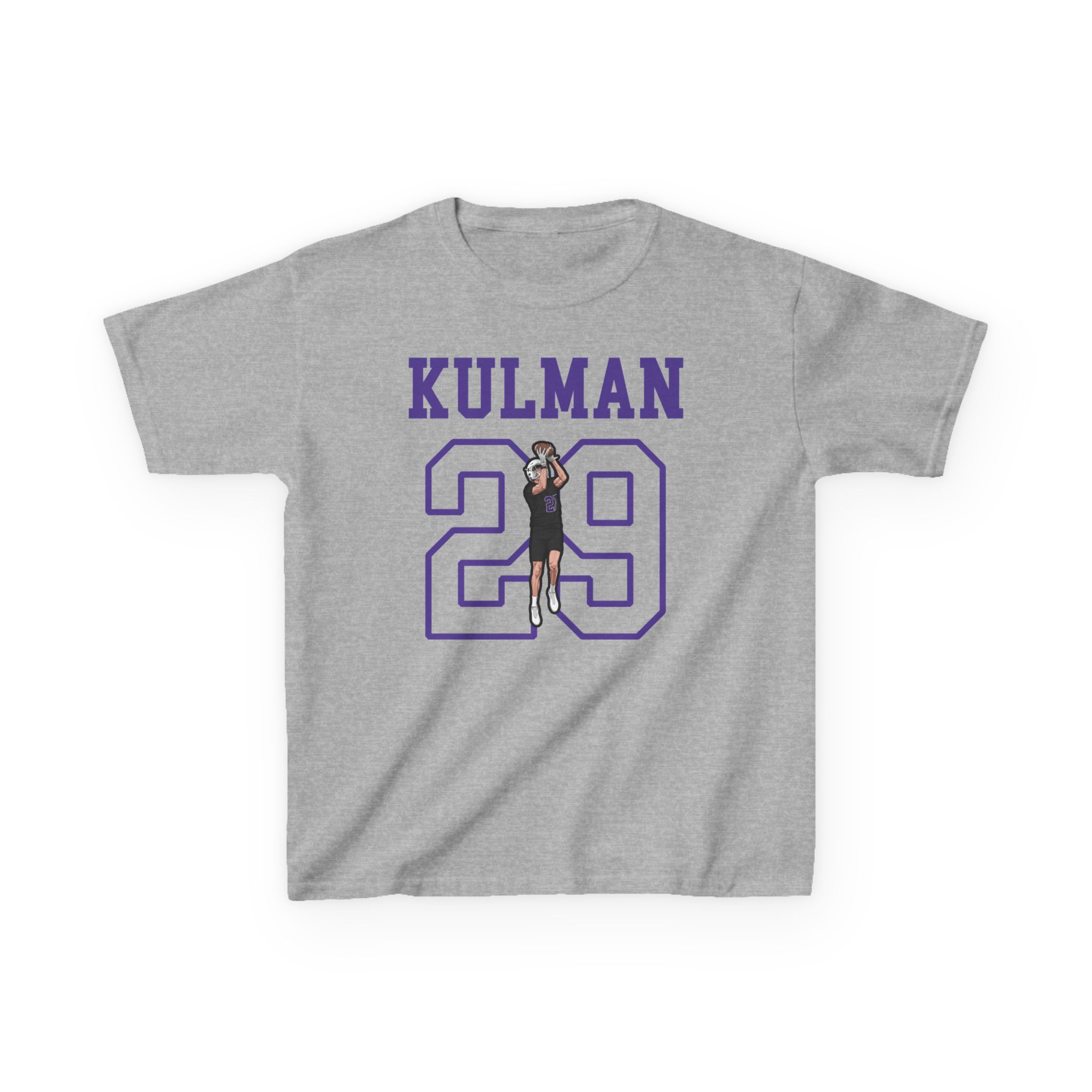 Youth Tee — character_shirsey in Grey