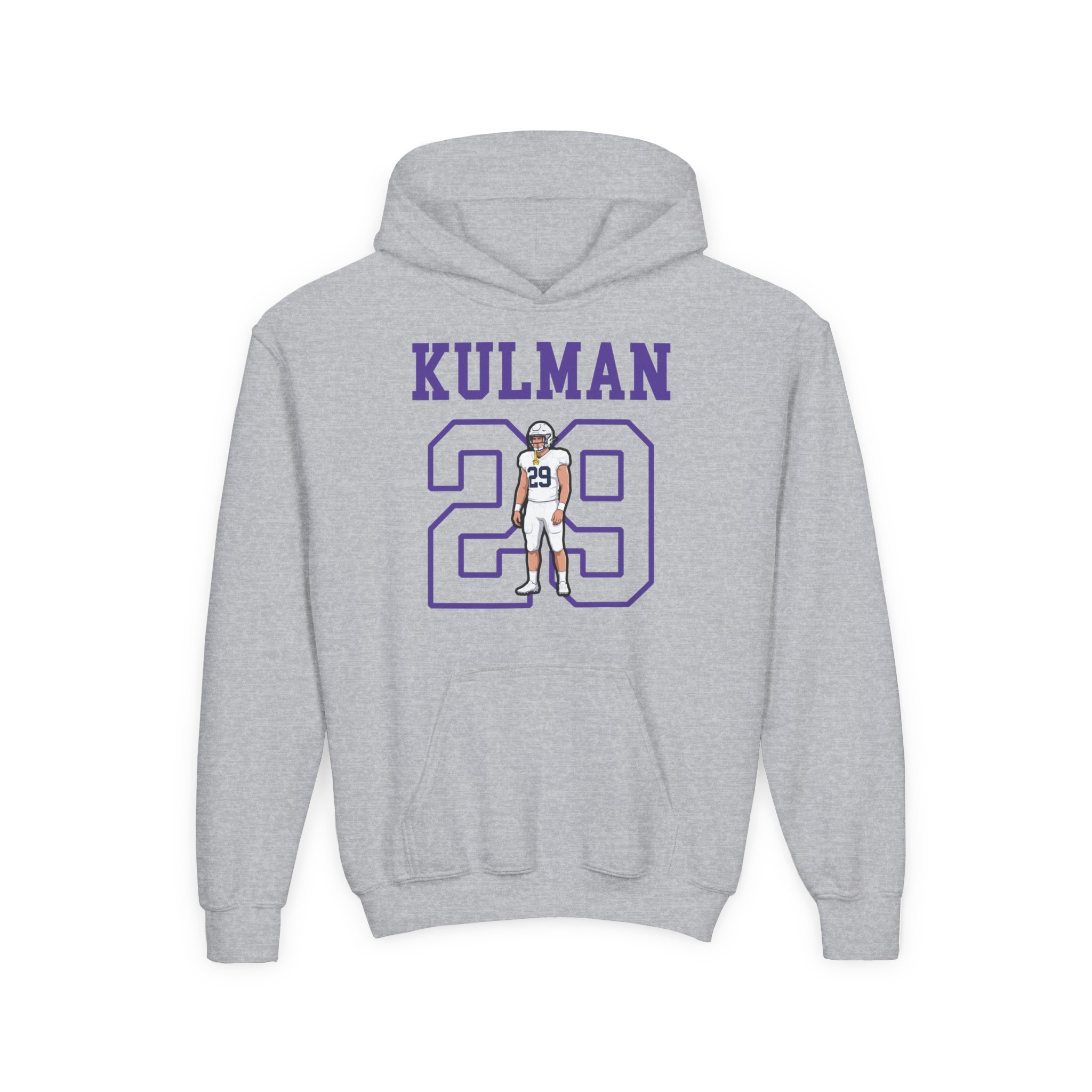 Youth Hoodie — character_shirsey in Grey