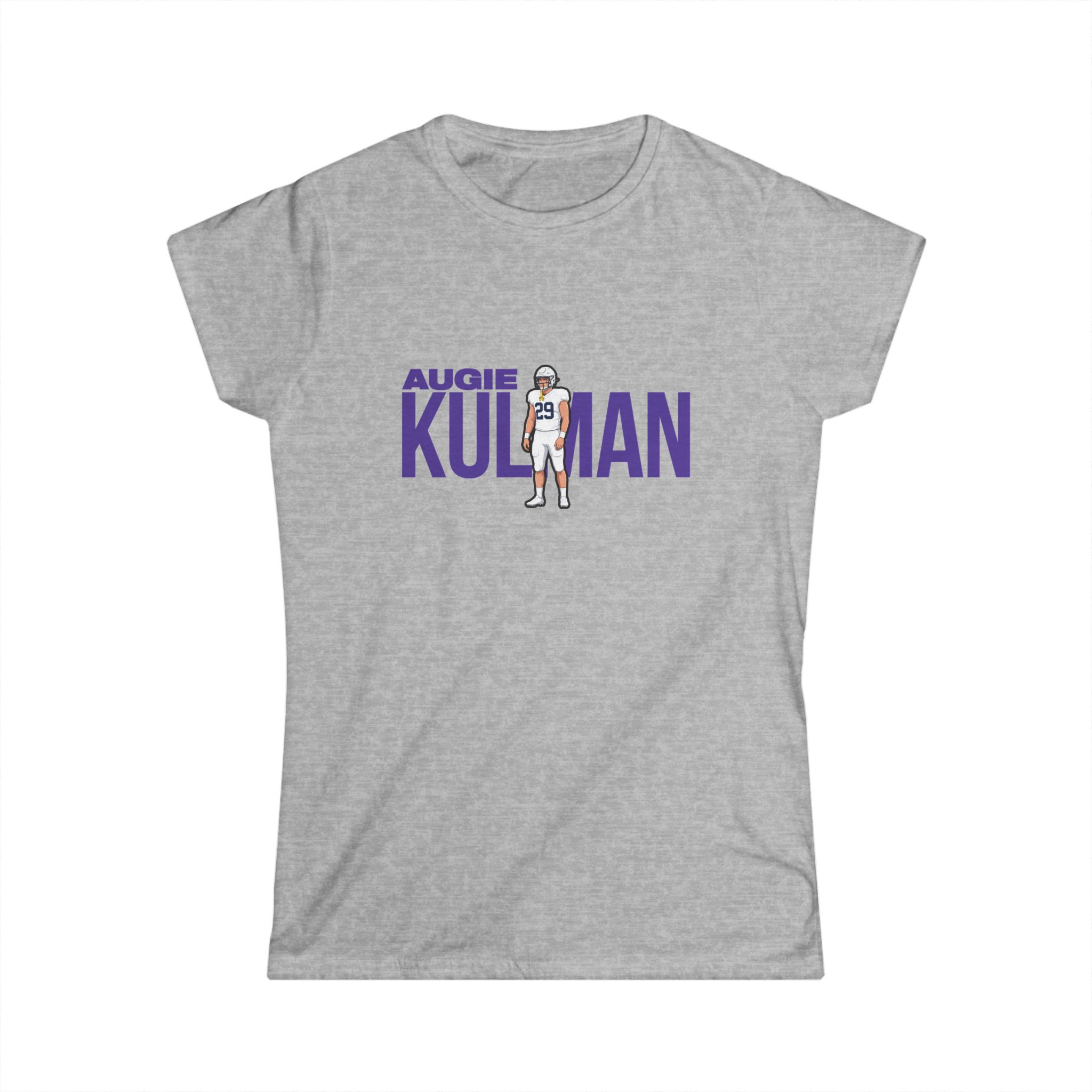 Women's Softstyle Tee — character_player_name in Grey
