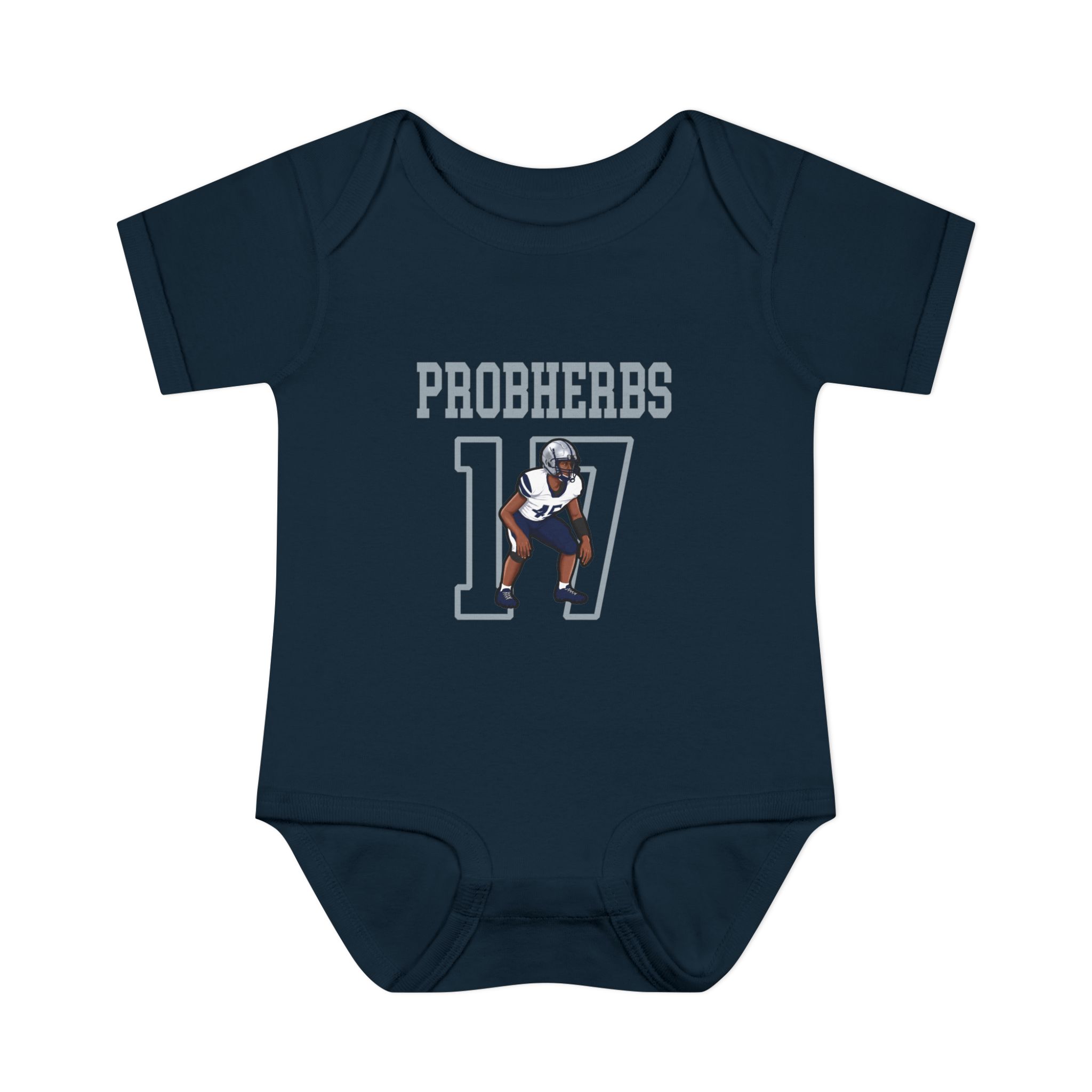 Baby Onesie — character_shirsey in Navy