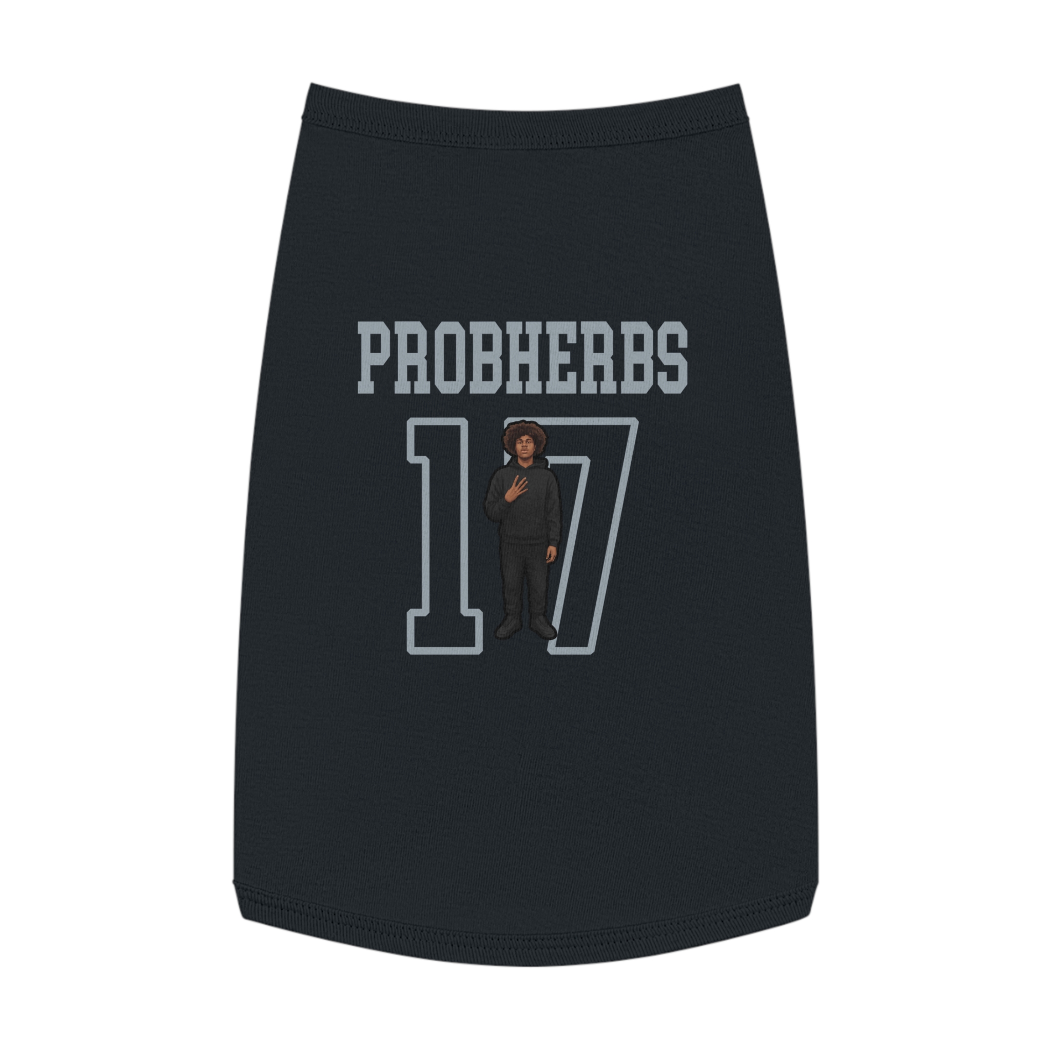 Pet Tank Top — character_shirsey in Black