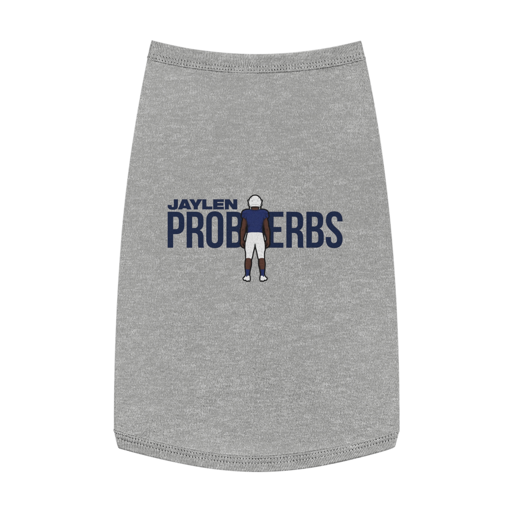 Pet Tank Top — character_player_name in White
