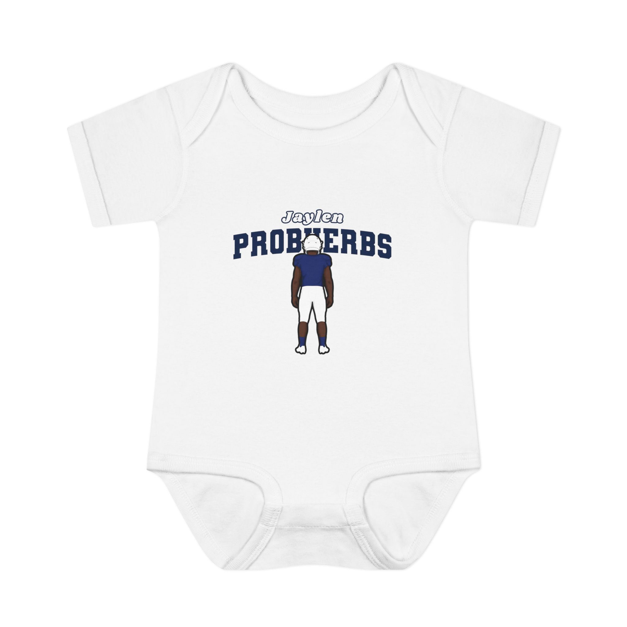 Baby Onesie — character_name_arch in White