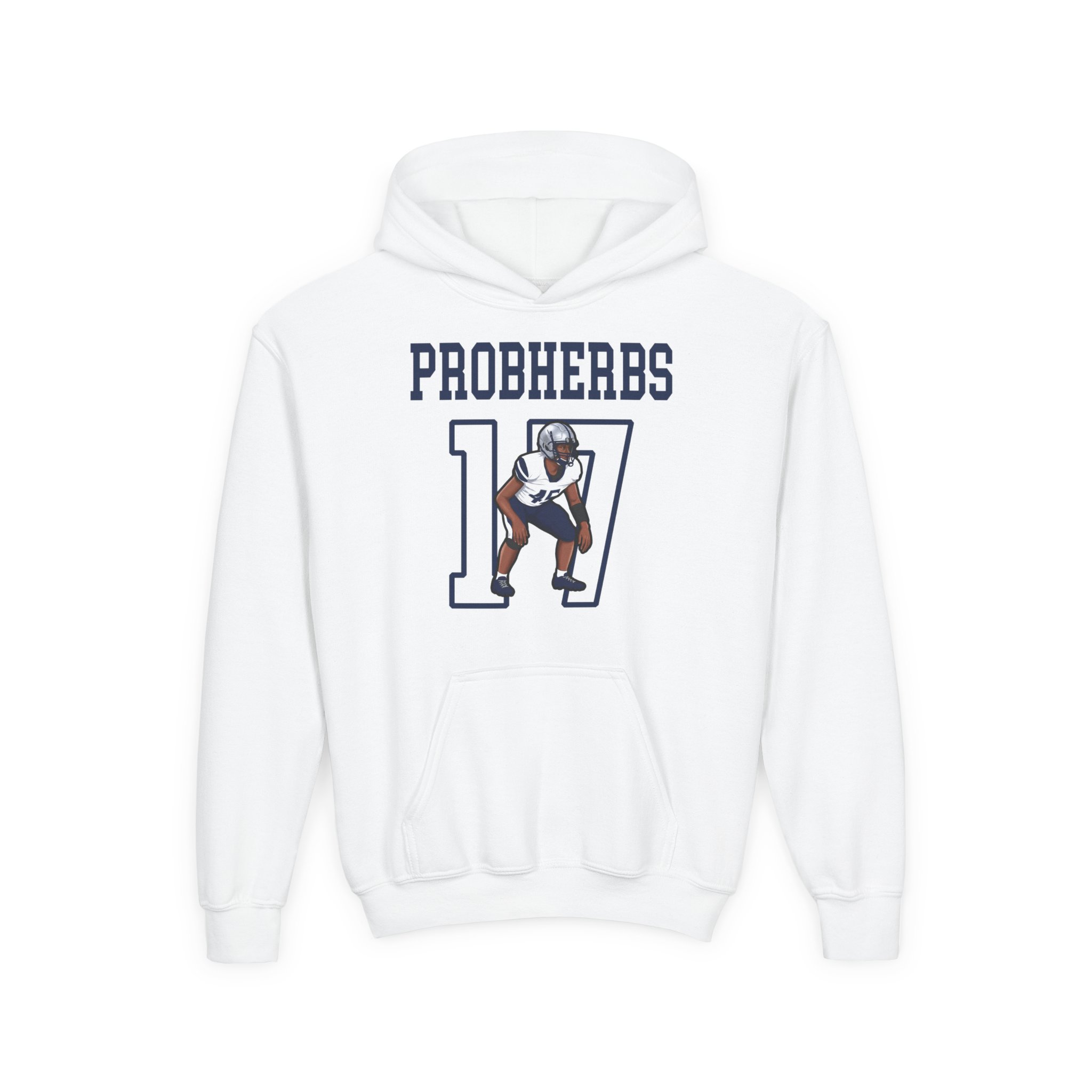 Youth Hoodie — character_shirsey in White