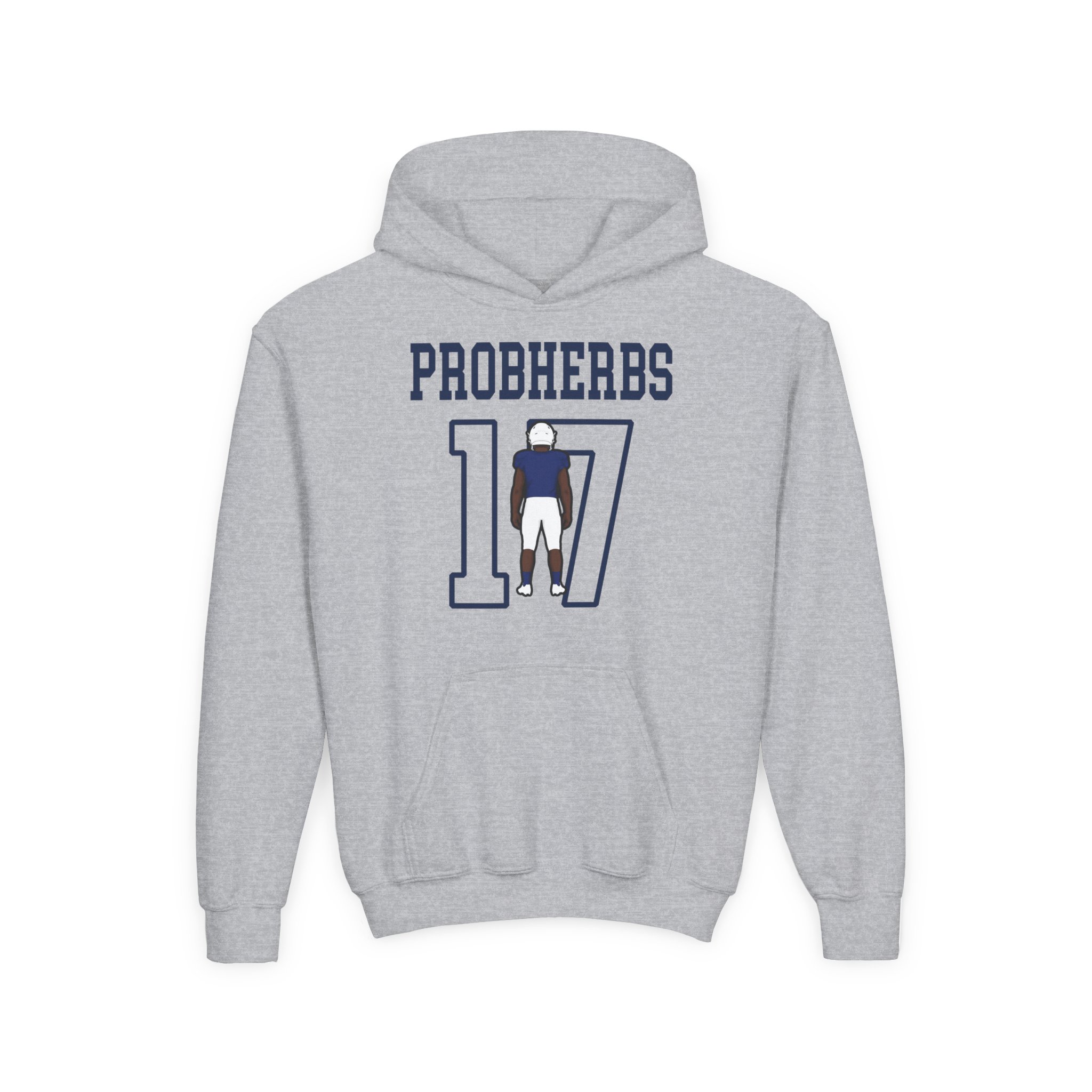 Youth Hoodie — character_shirsey in Grey