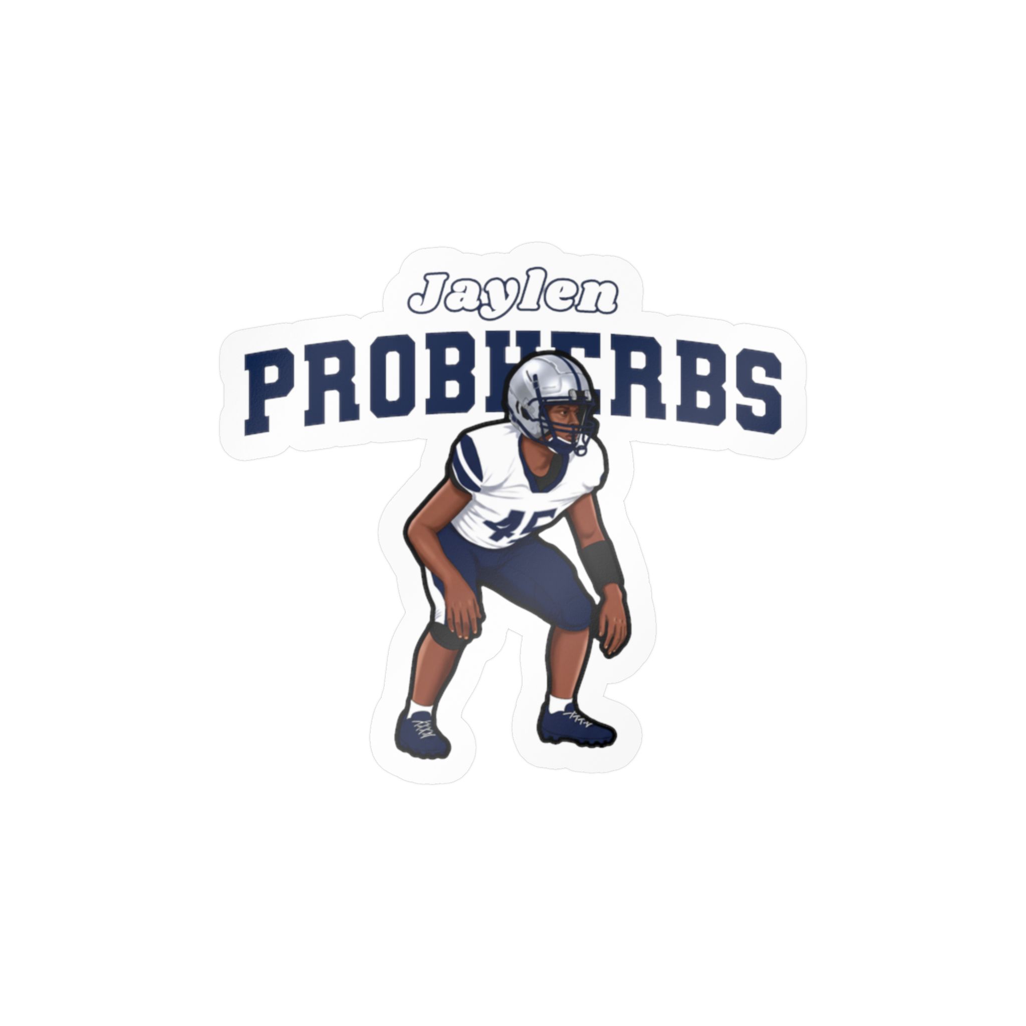 Vinyl Sticker — character_name_arch in Classic