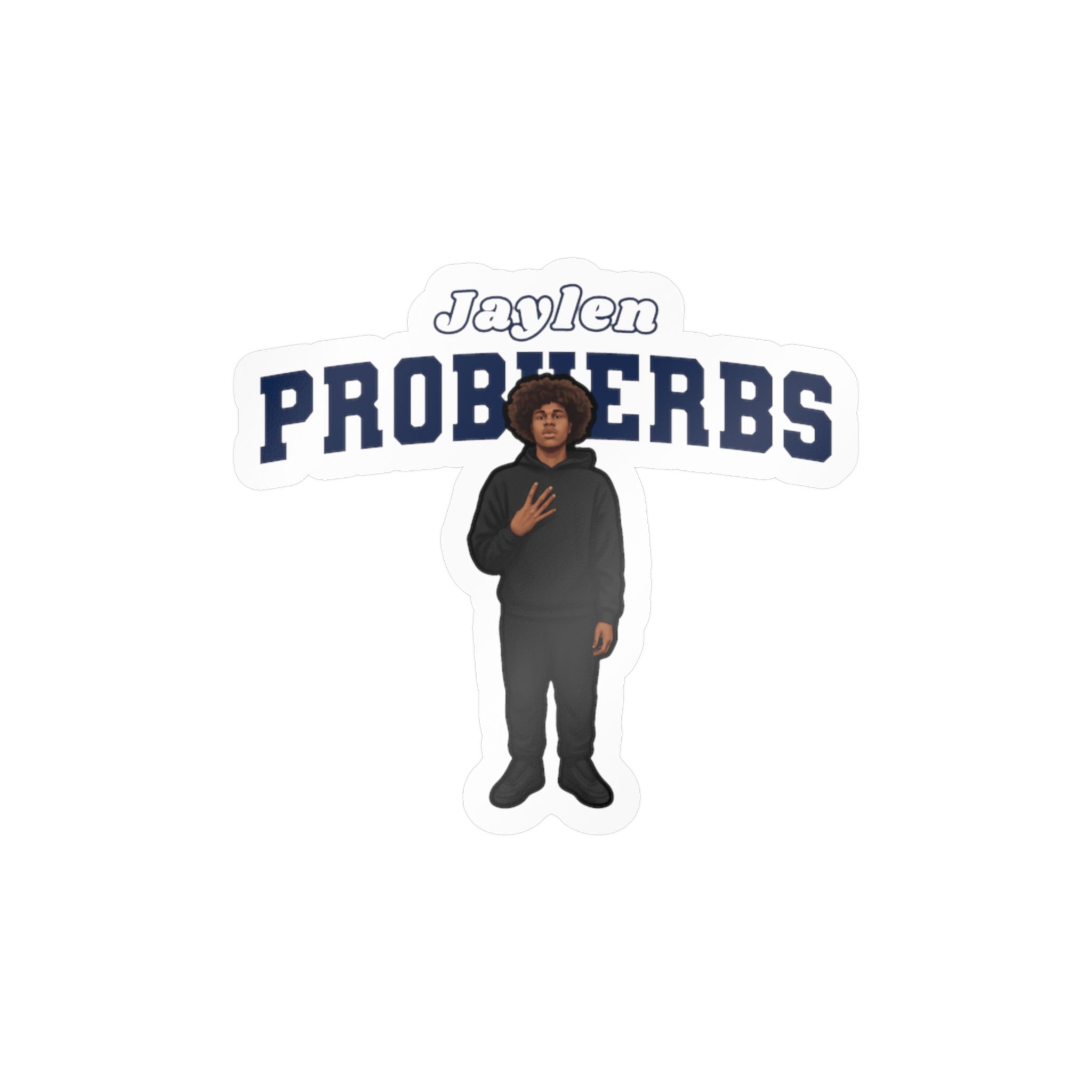 Vinyl Sticker — character_name_arch in Classic