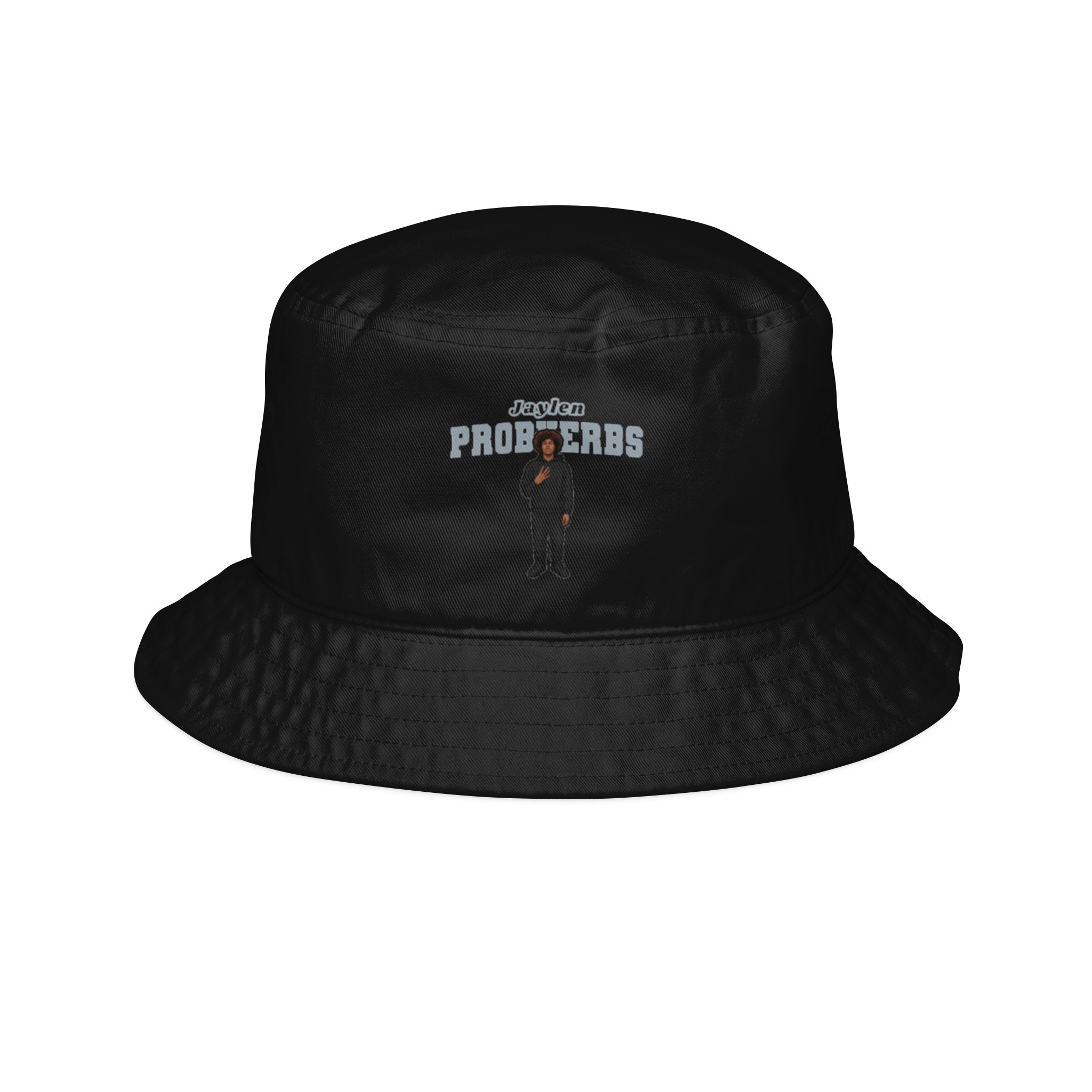 Bucket Hat — character_name_arch in Black