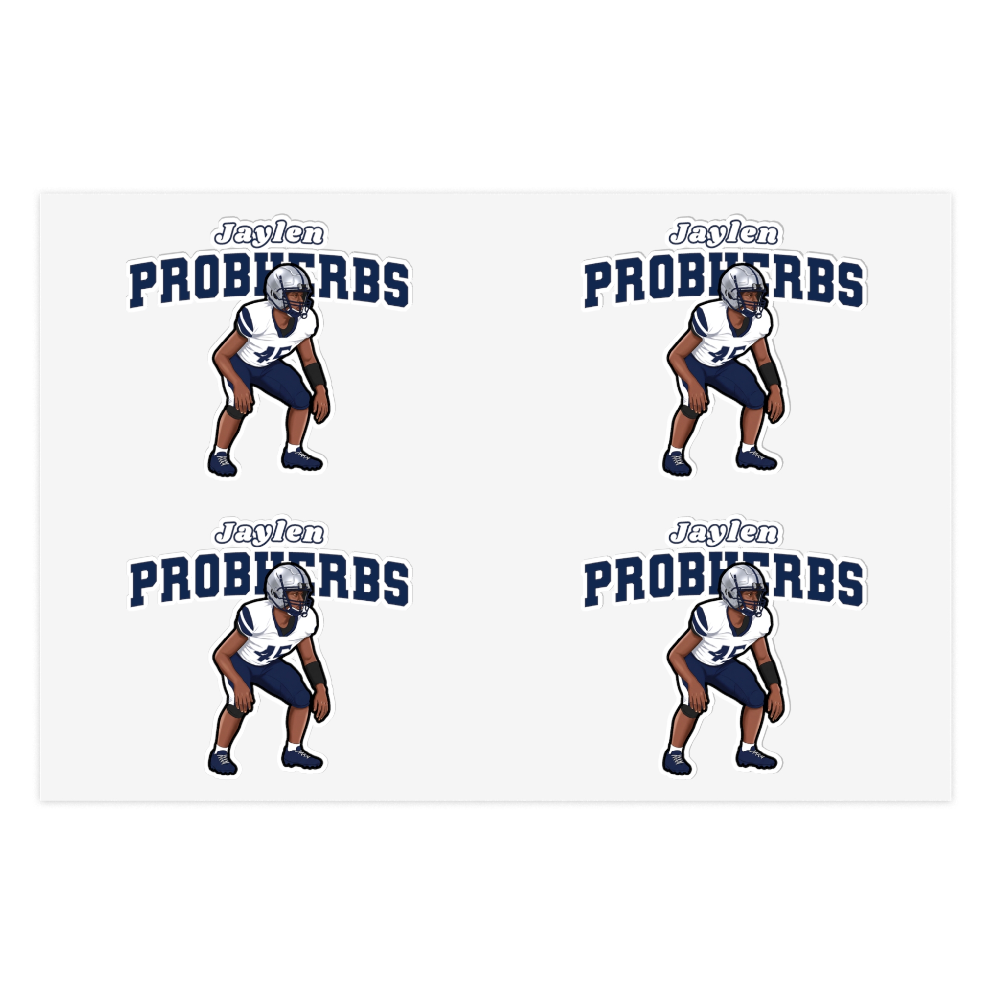Sticker Sheet — character_name_arch in Classic