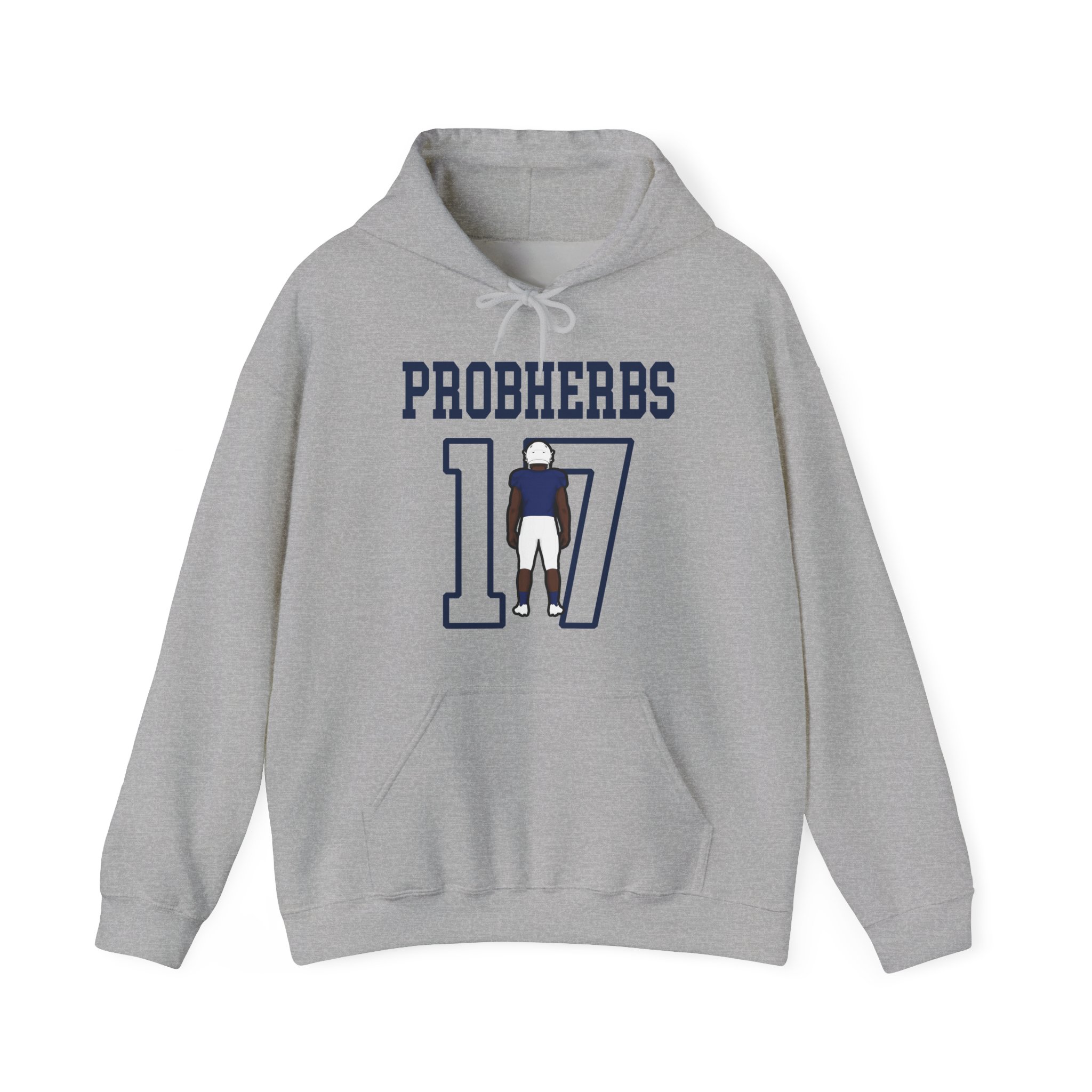 Hoodie — character_shirsey in Grey