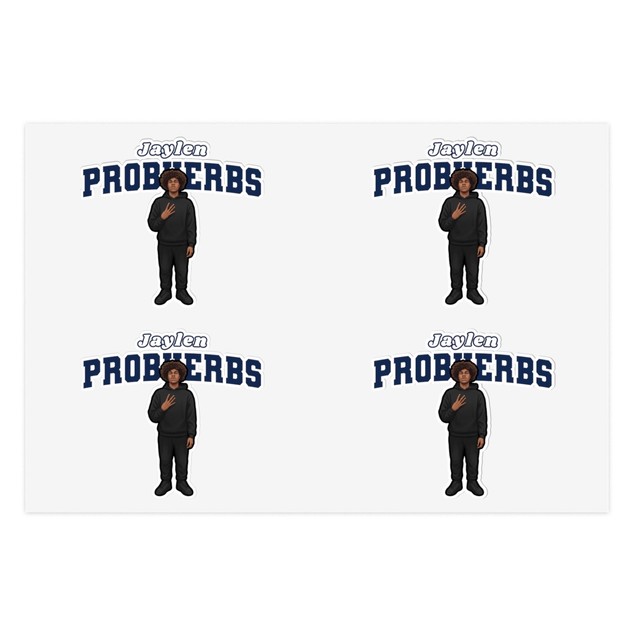 Sticker Sheet — character_name_arch in Classic