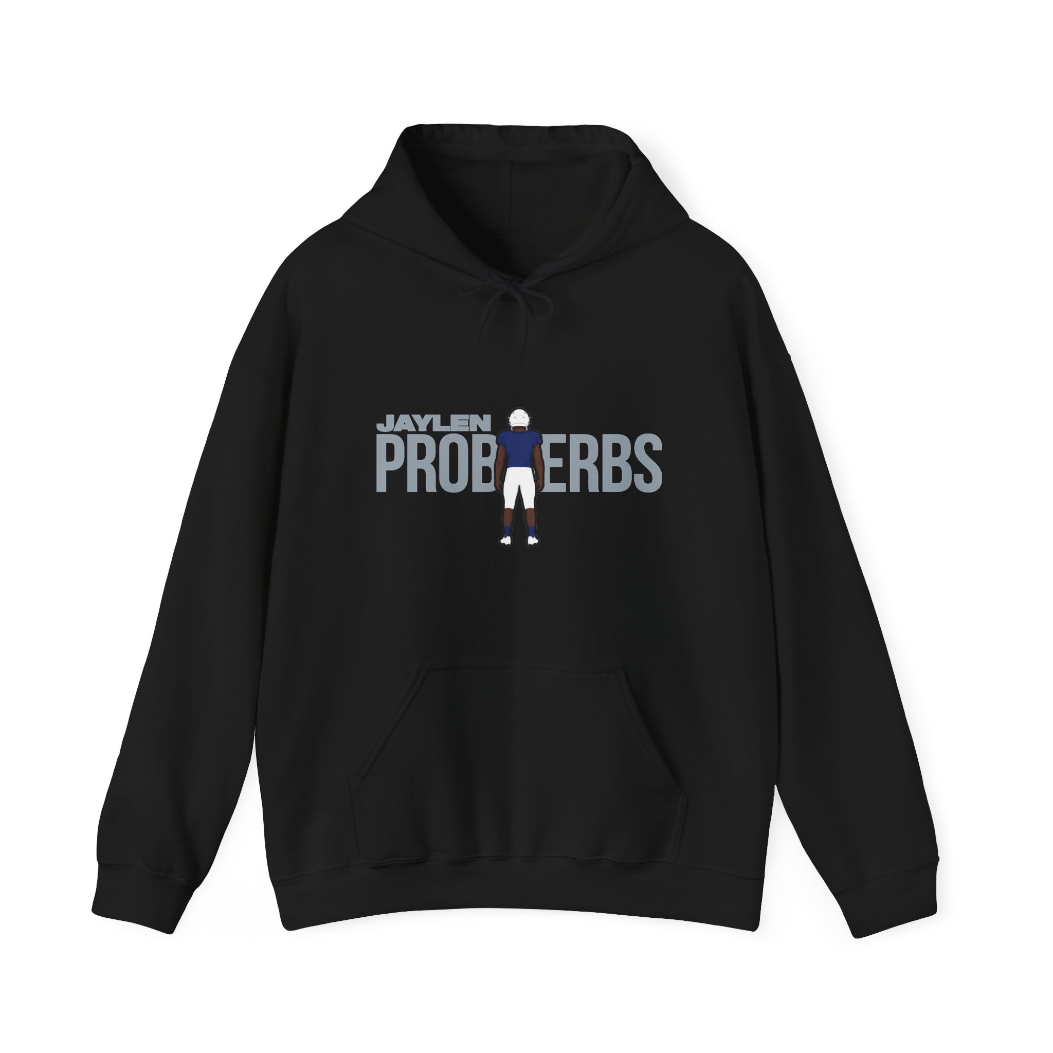 Hoodie — character_player_name in Black