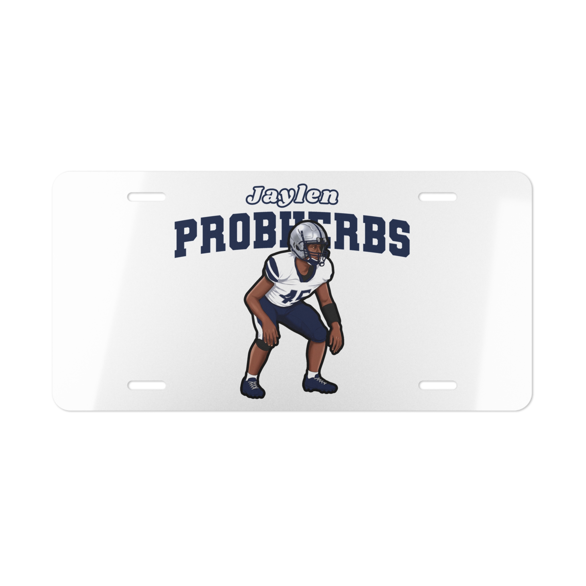 License Plate — character_name_arch in Classic