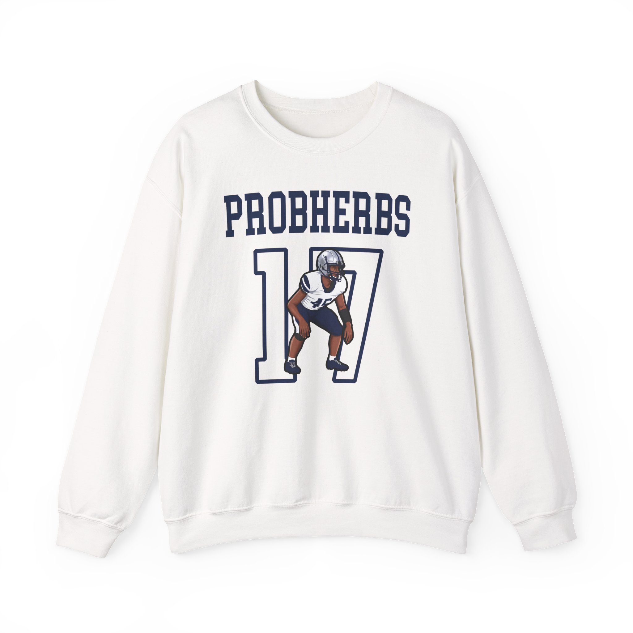 Crewneck Sweatshirt — character_shirsey in White