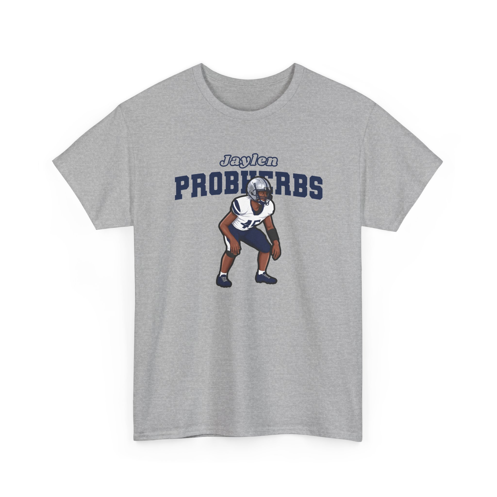 Tee — character_name_arch in Grey
