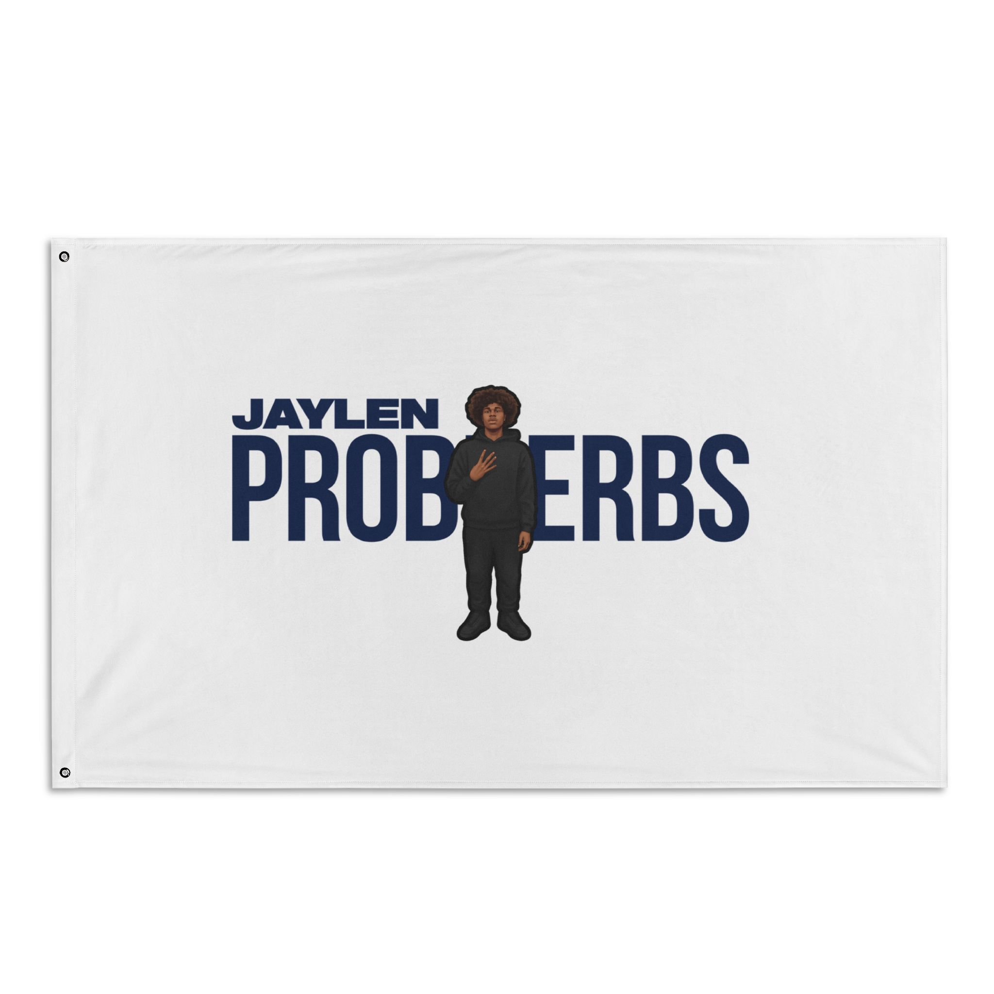Flag (35 × 56 in) — character_player_name in Classic