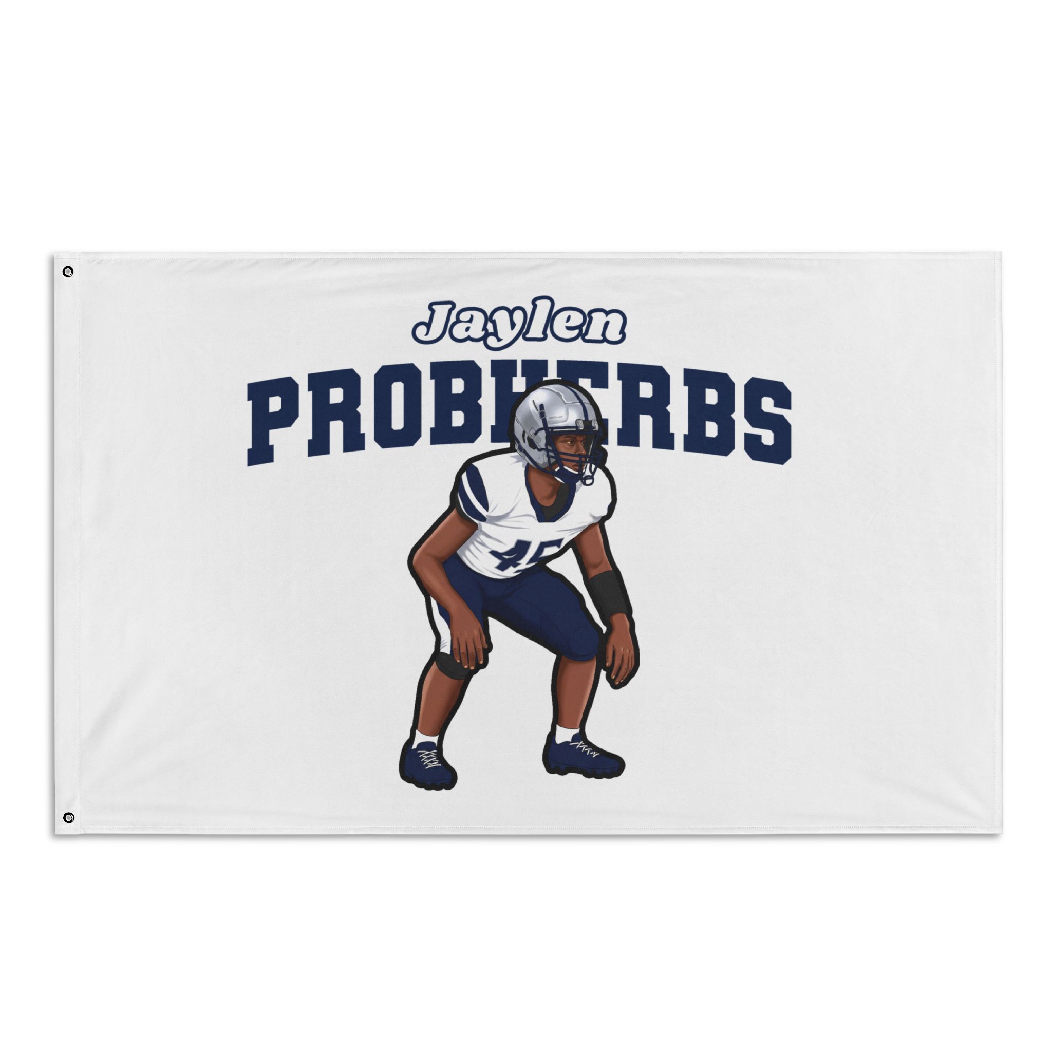 Flag (35 × 56 in) — character_name_arch in Classic