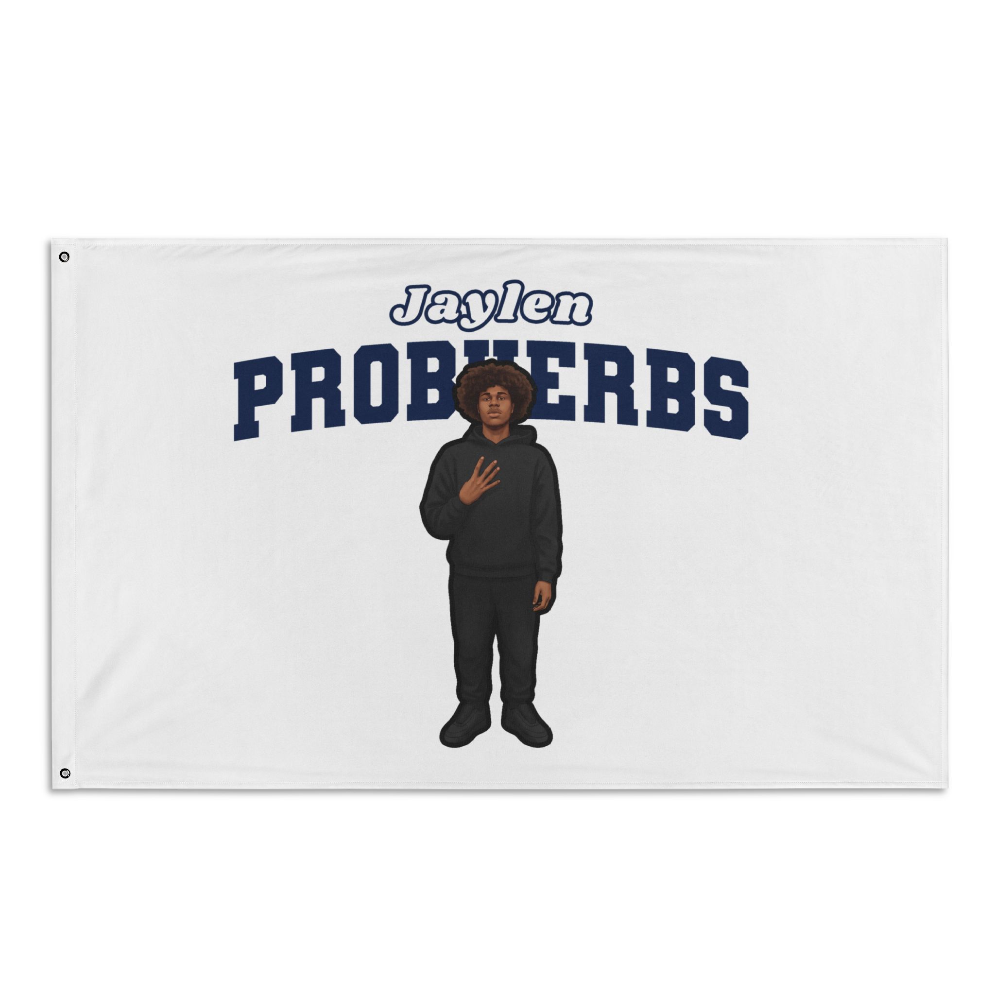 Flag (35 × 56 in) — character_name_arch in Classic