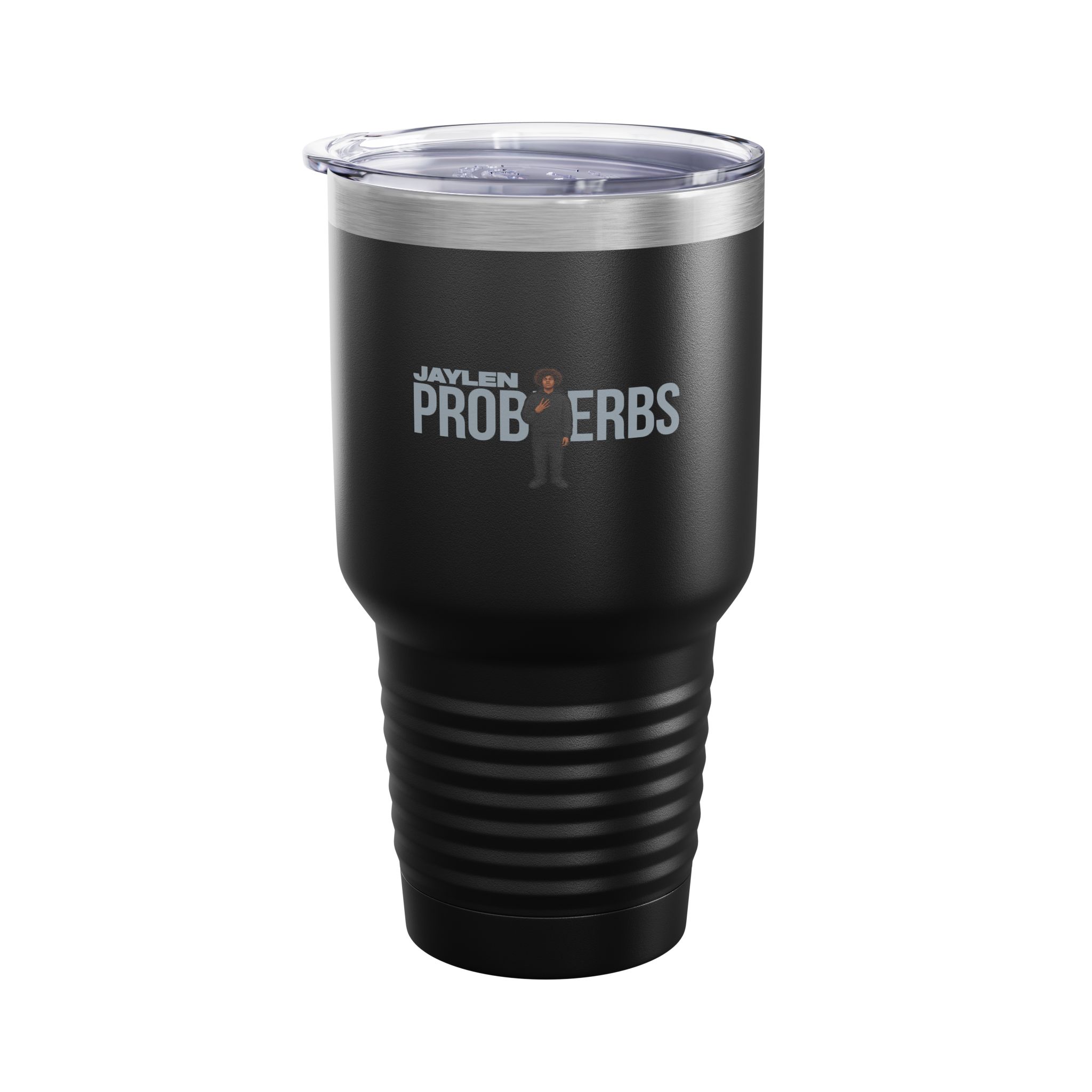 30oz Tumbler — character_player_name in Black