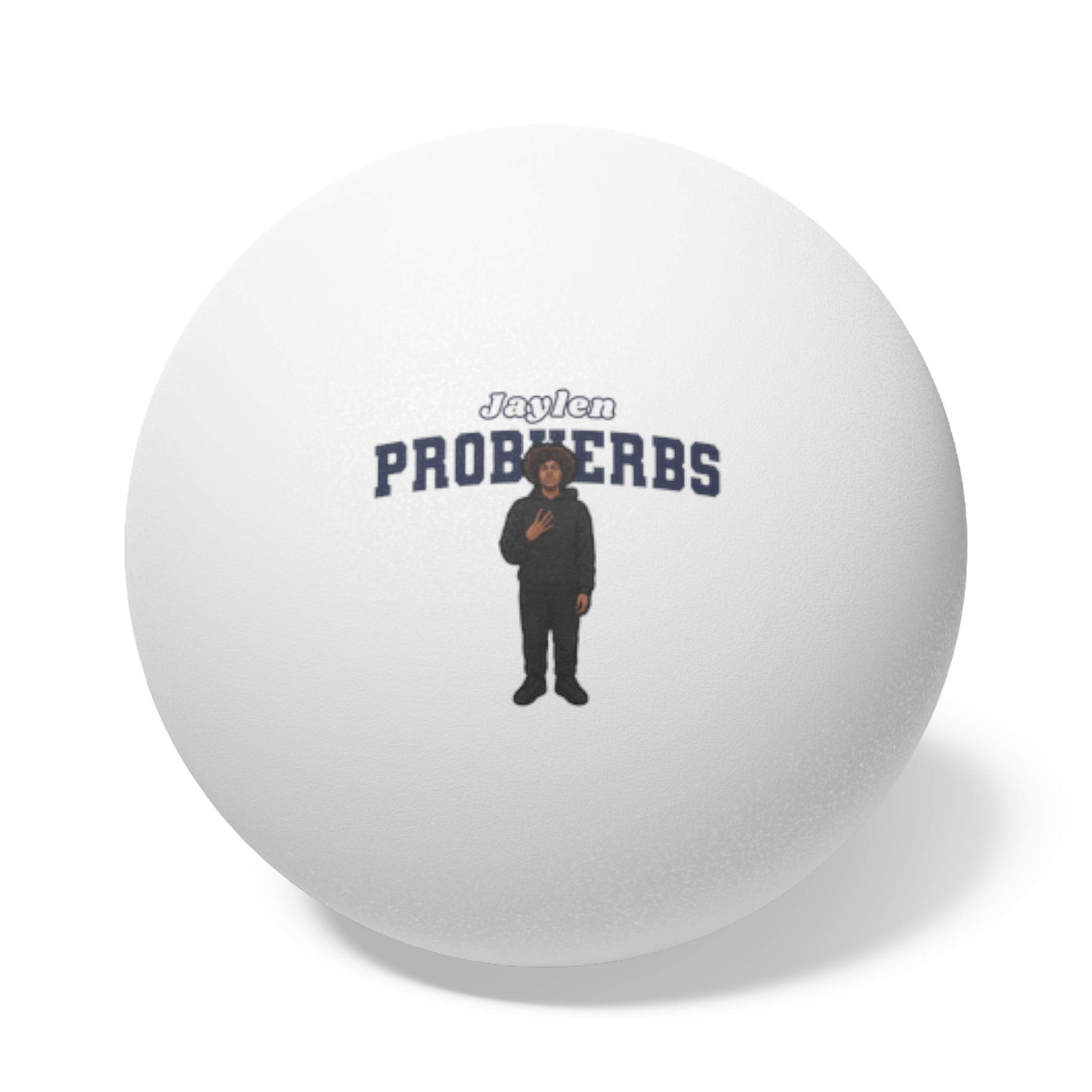 Ping Pong Balls, 6 pcs — character_name_arch in White