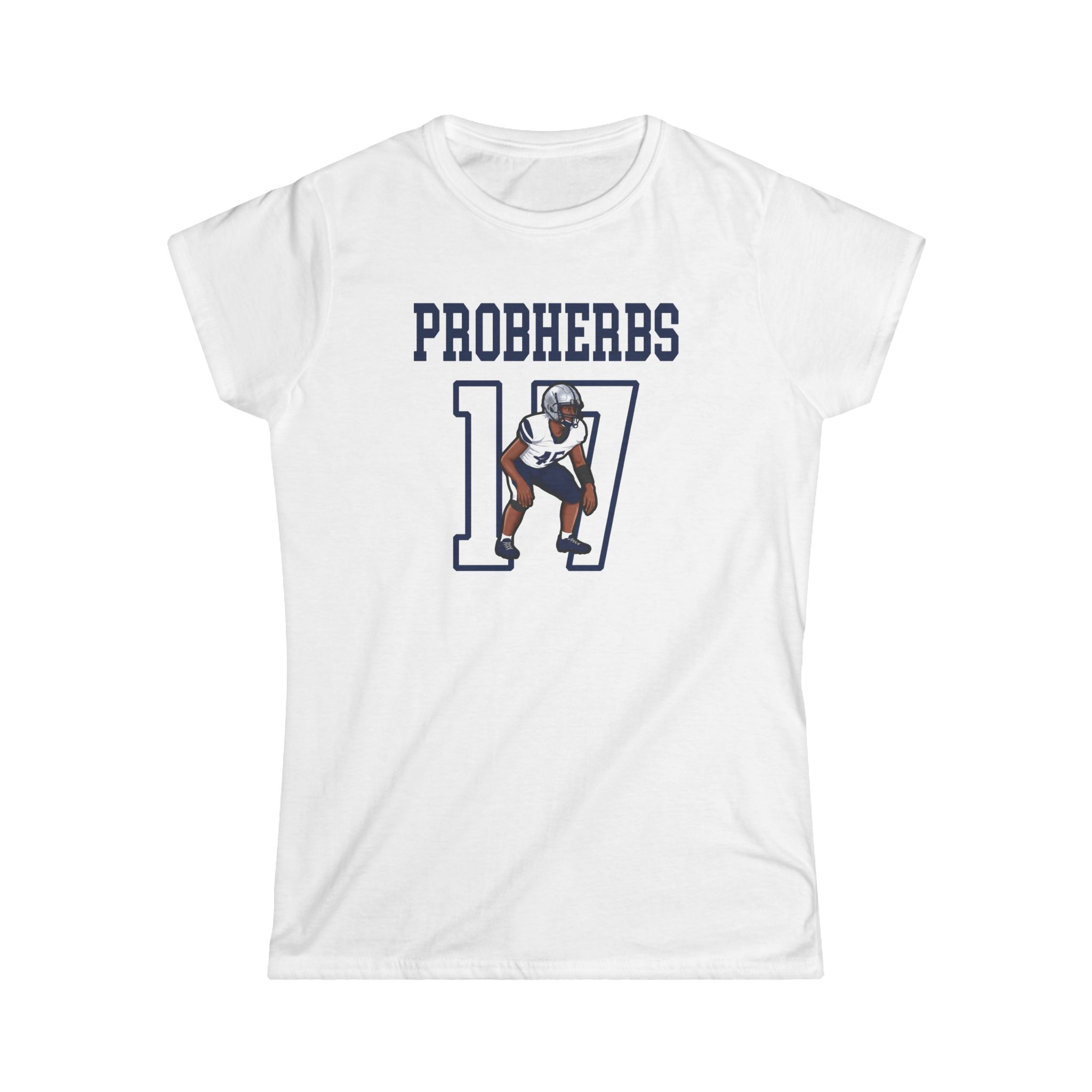 Women's Softstyle Tee — character_shirsey in White
