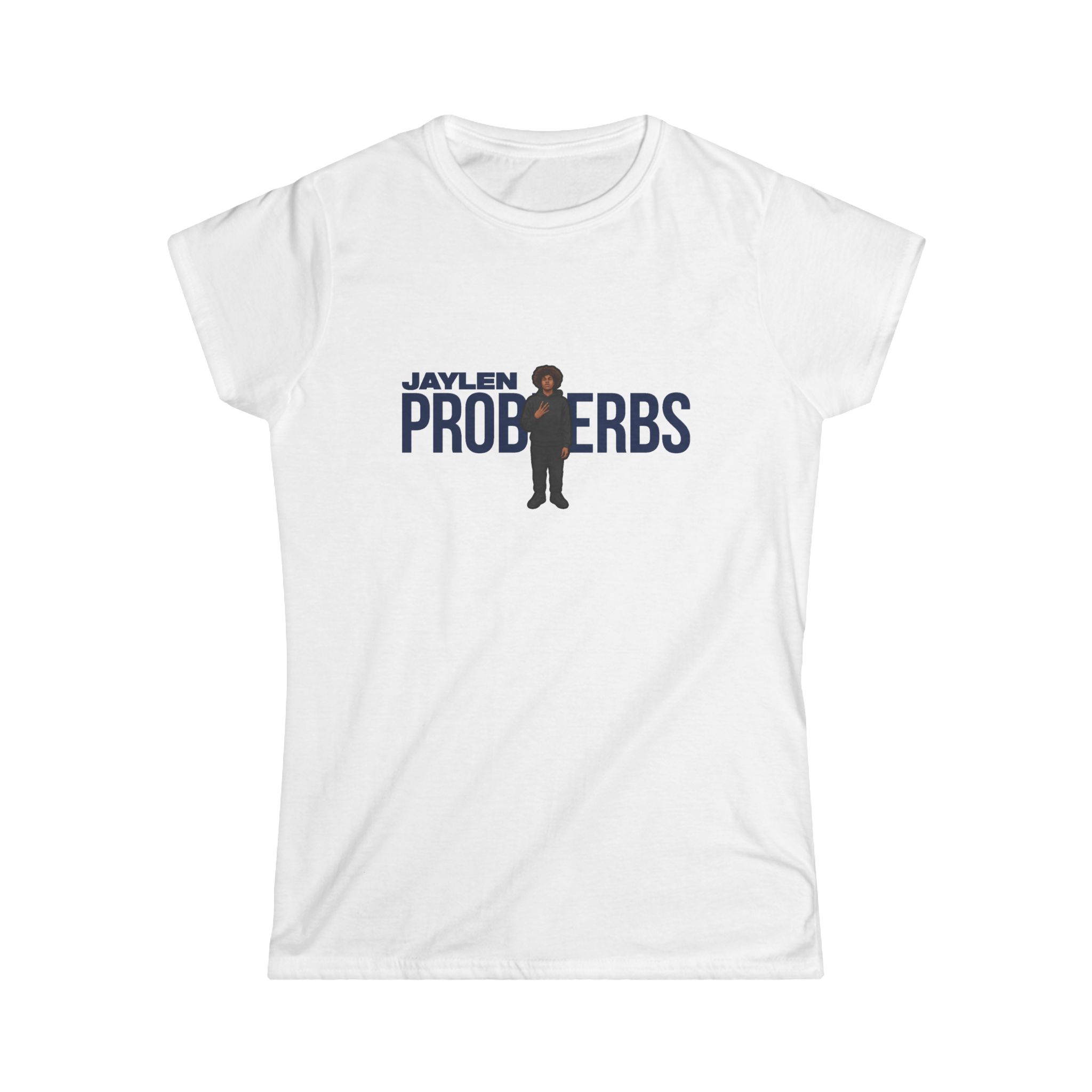 Women's Softstyle Tee — character_player_name in White
