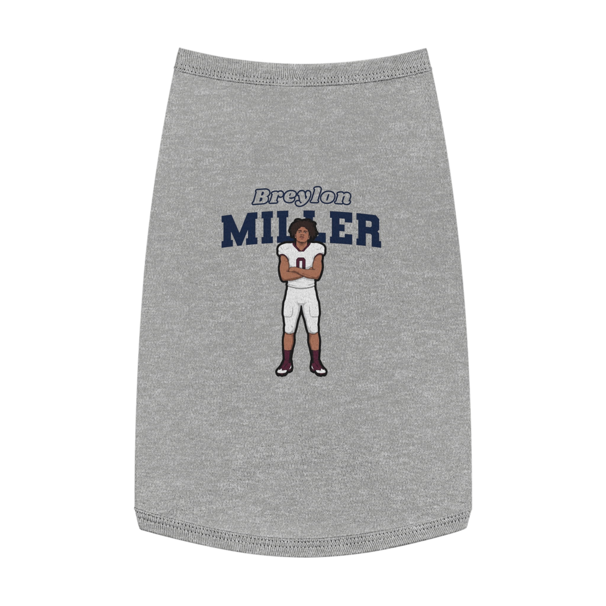 Pet Tank Top — character_name_arch in White