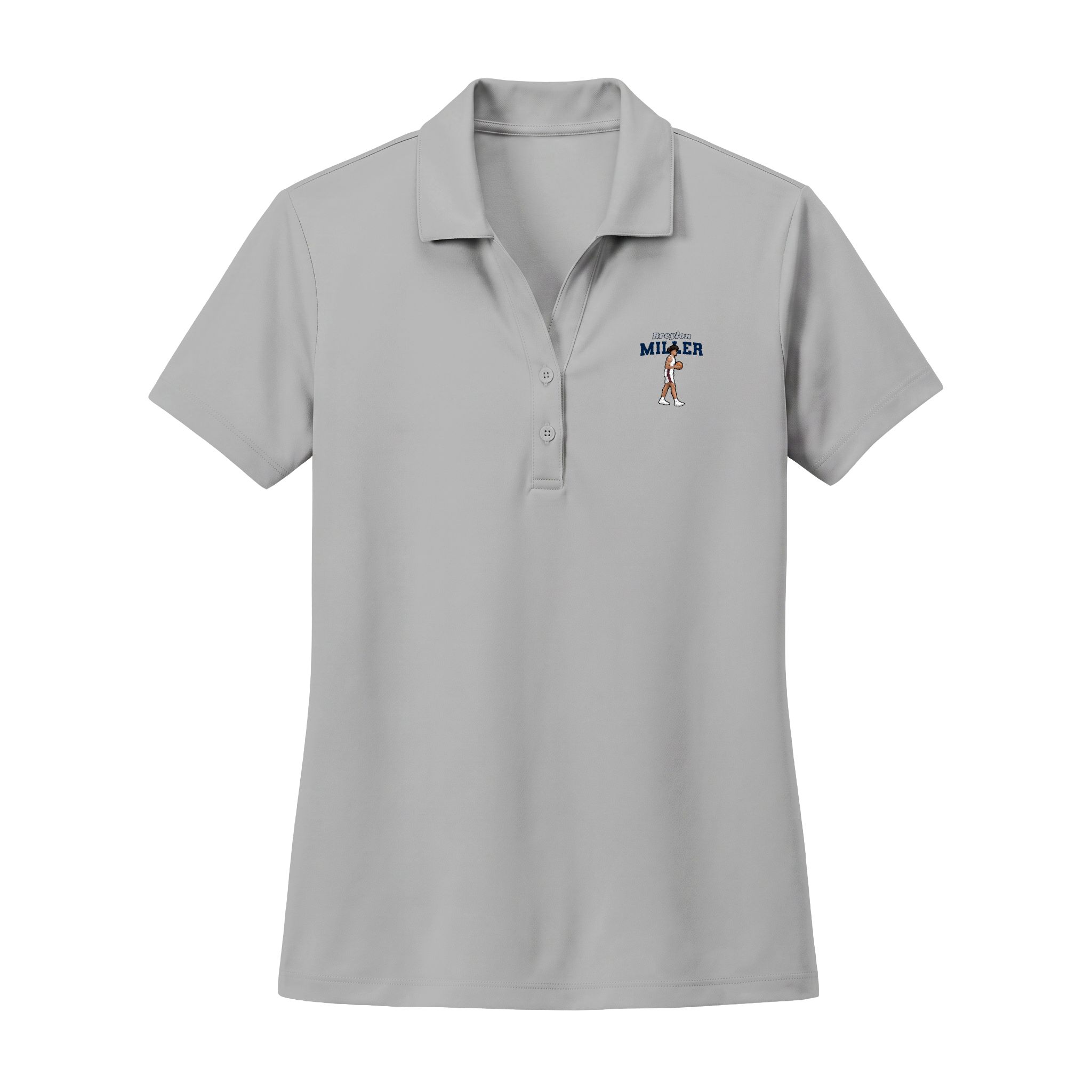 Women's Polo — character_name_arch in Silver