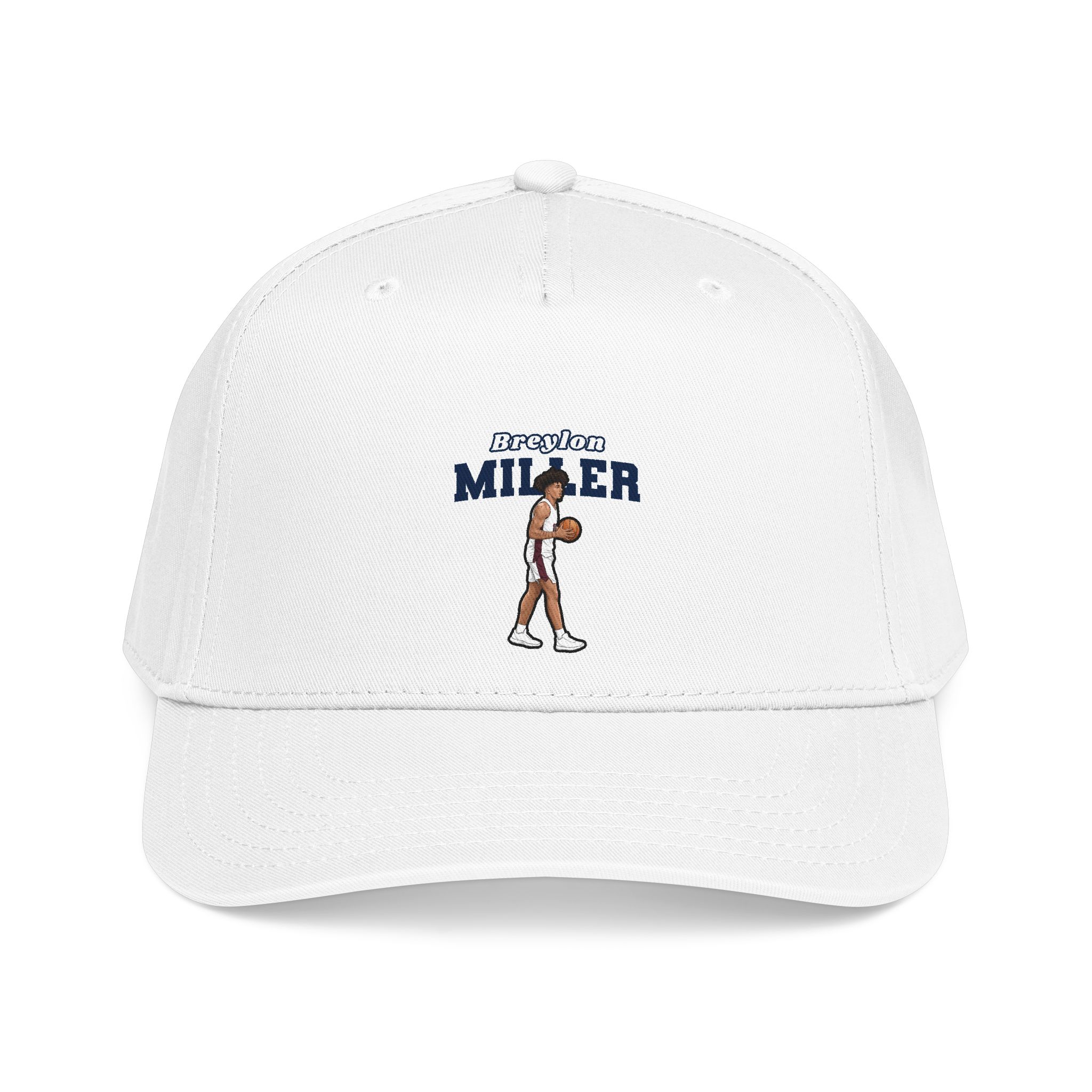 Baseball Cap — character_name_arch in White