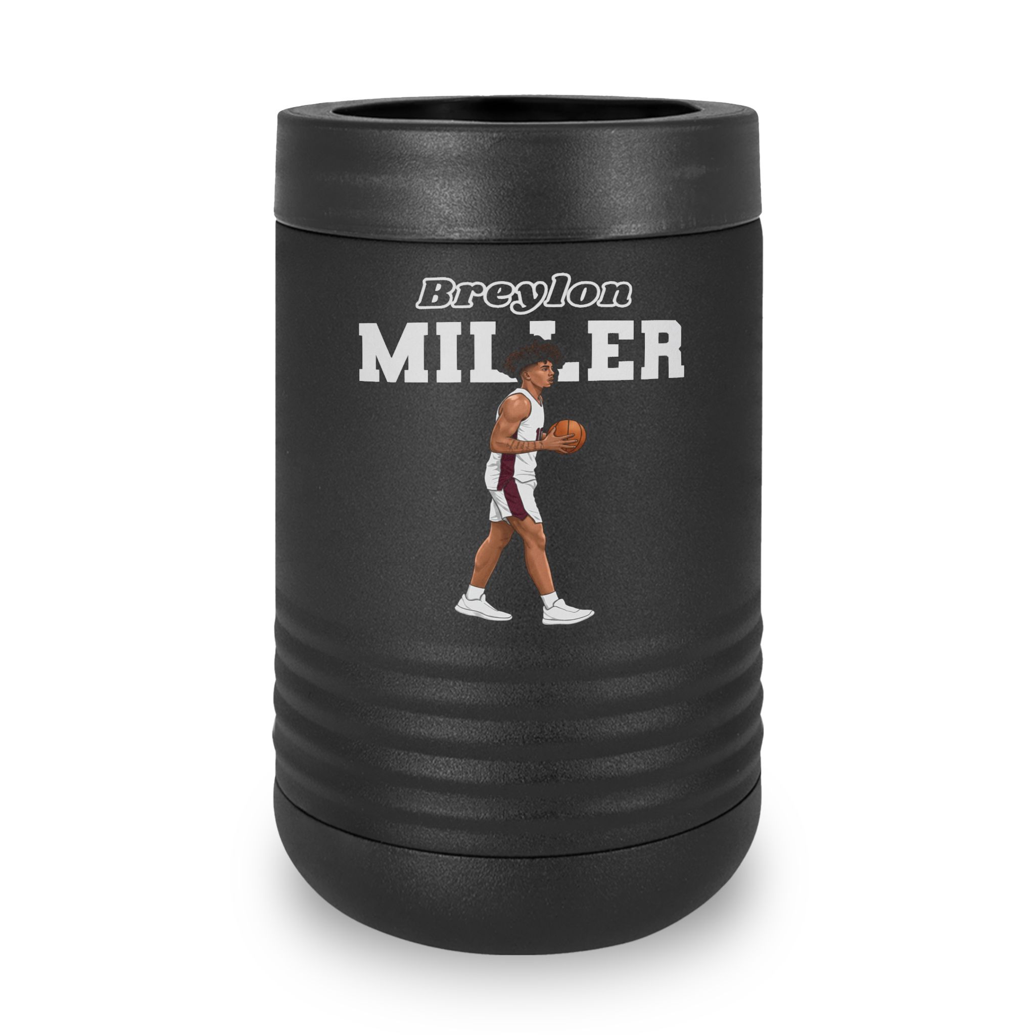 Stainless Can Cooler — character_name_arch in Black