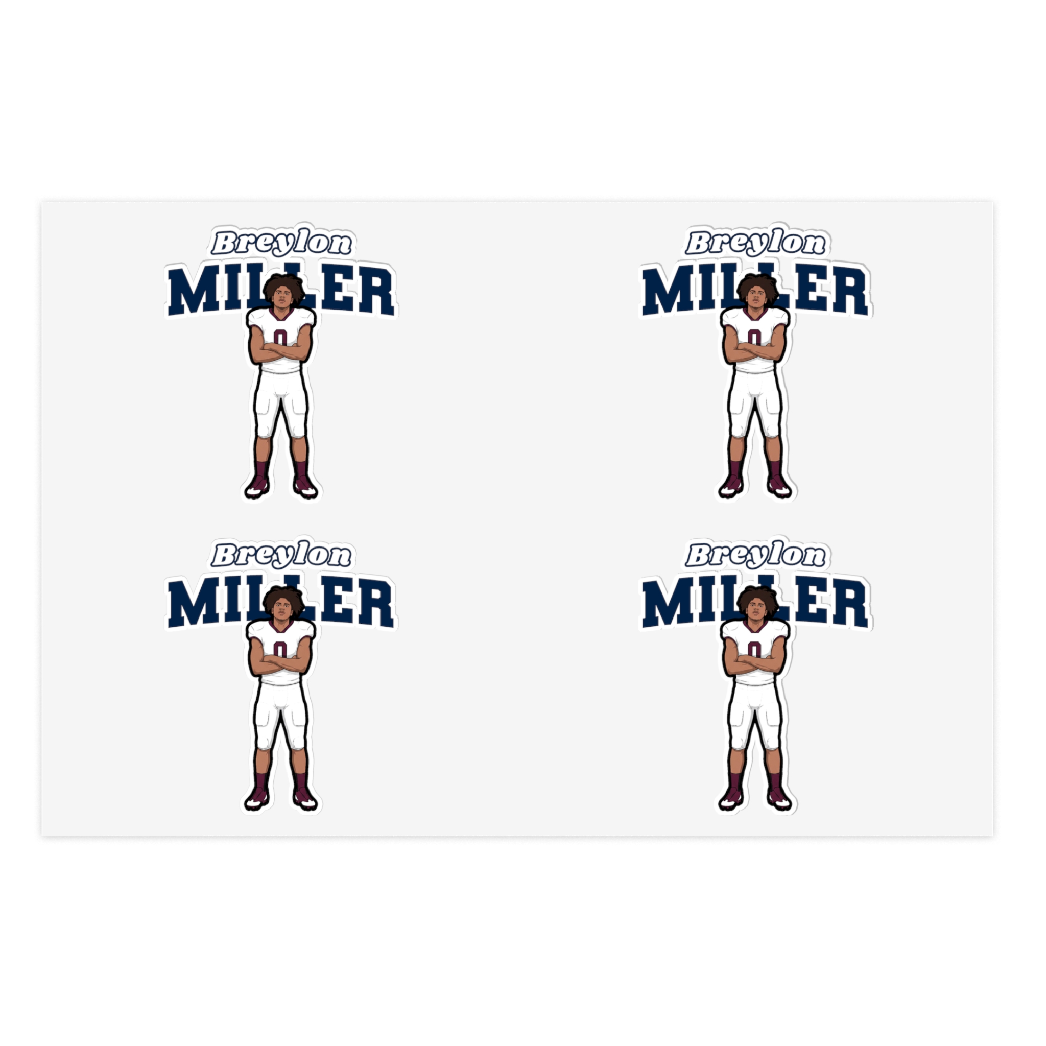 Sticker Sheet — character_name_arch in Classic