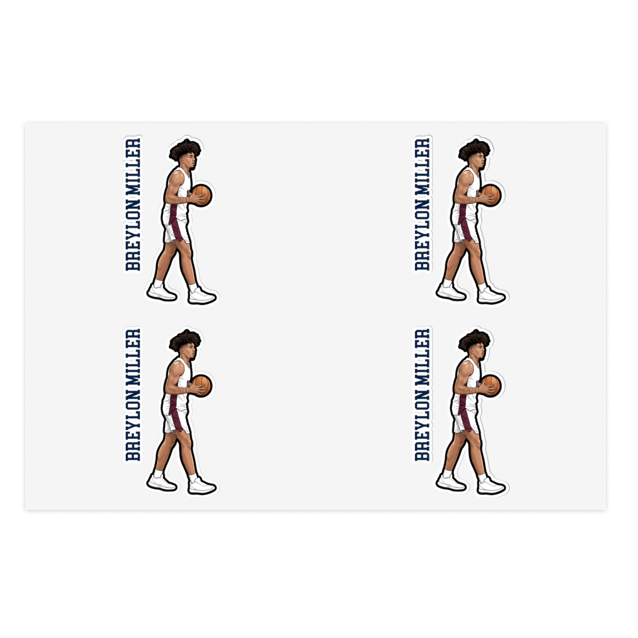 Sticker Sheet — character_name_vertical in Classic