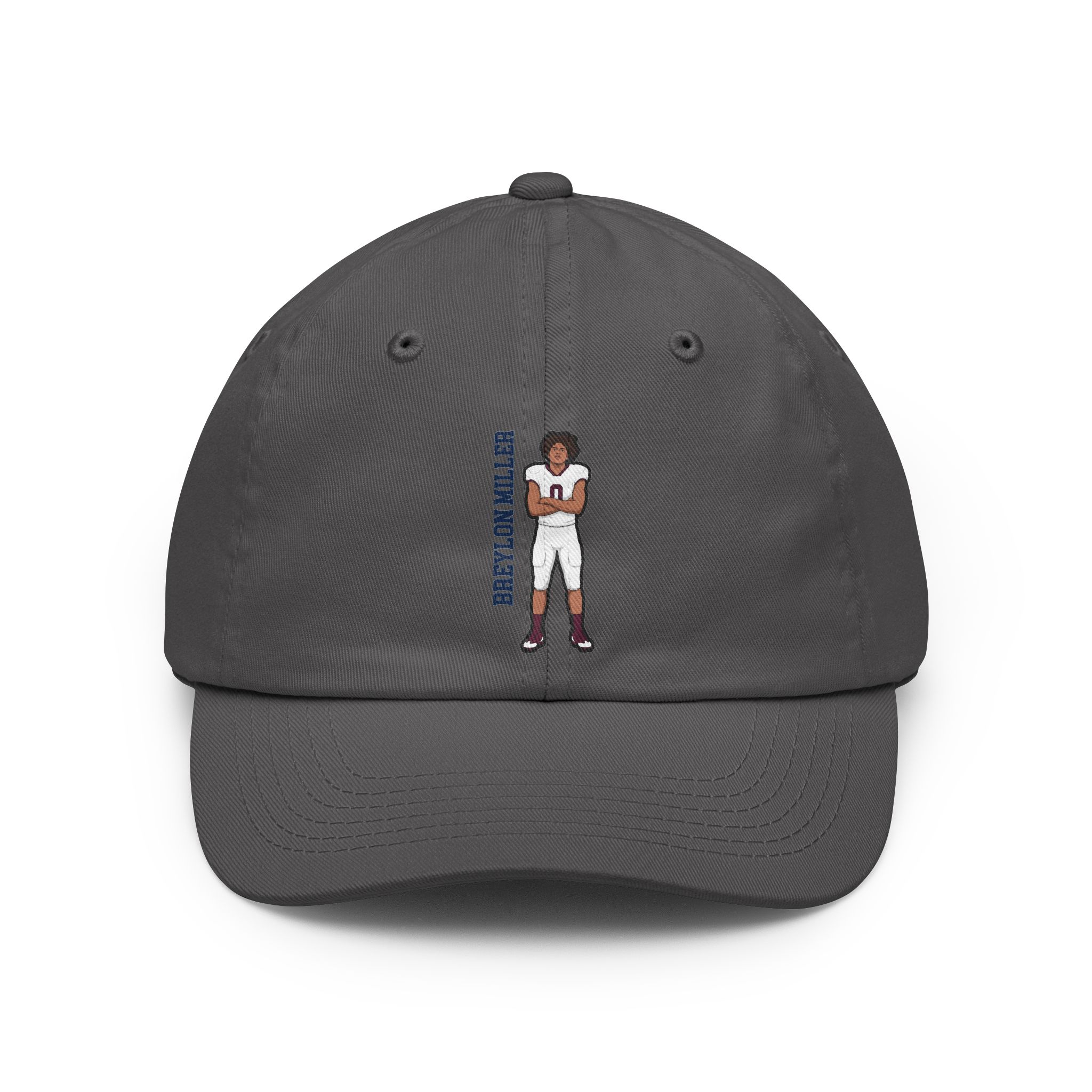 Classic Cap — character_name_vertical in Grey