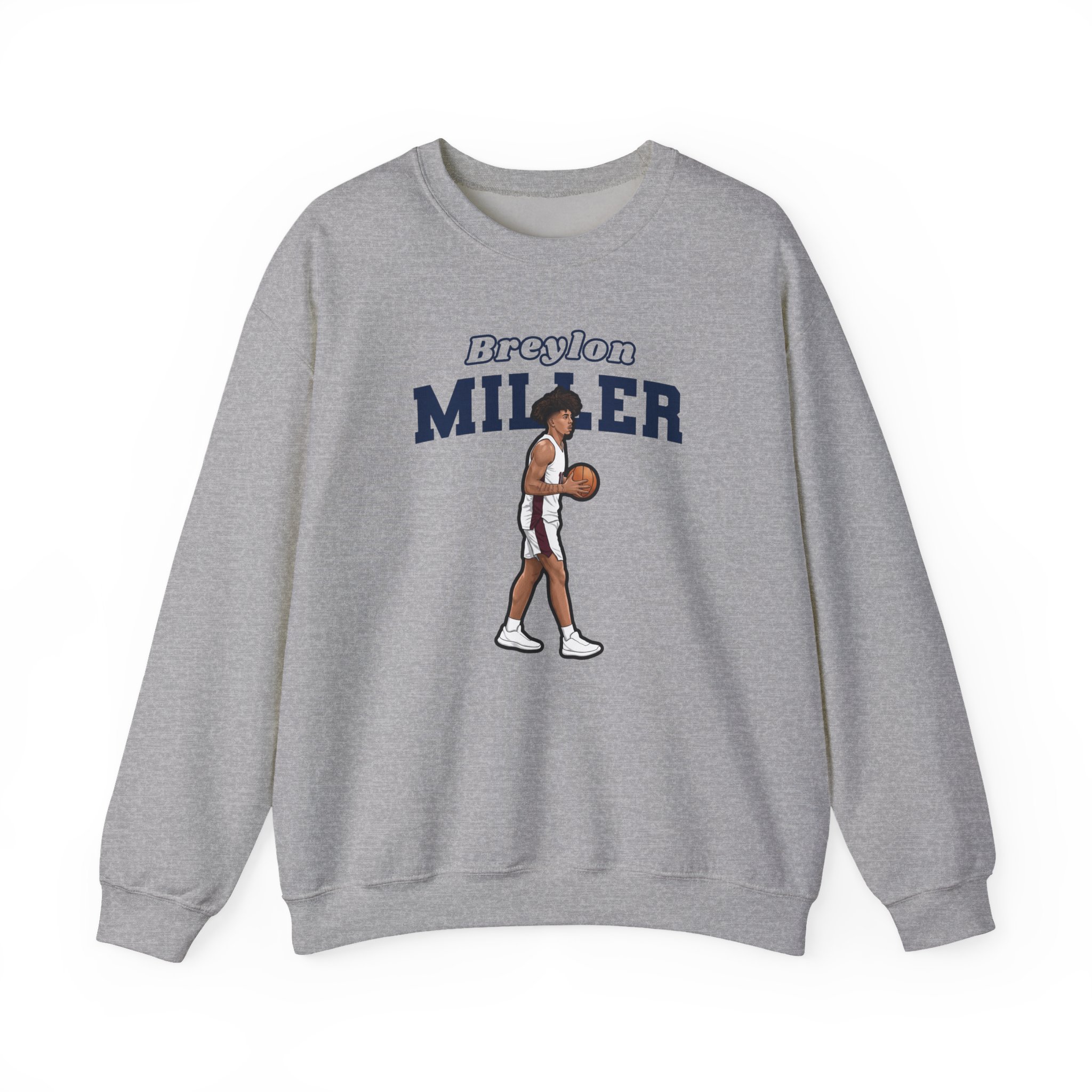 Crewneck Sweatshirt — character_name_arch in Grey