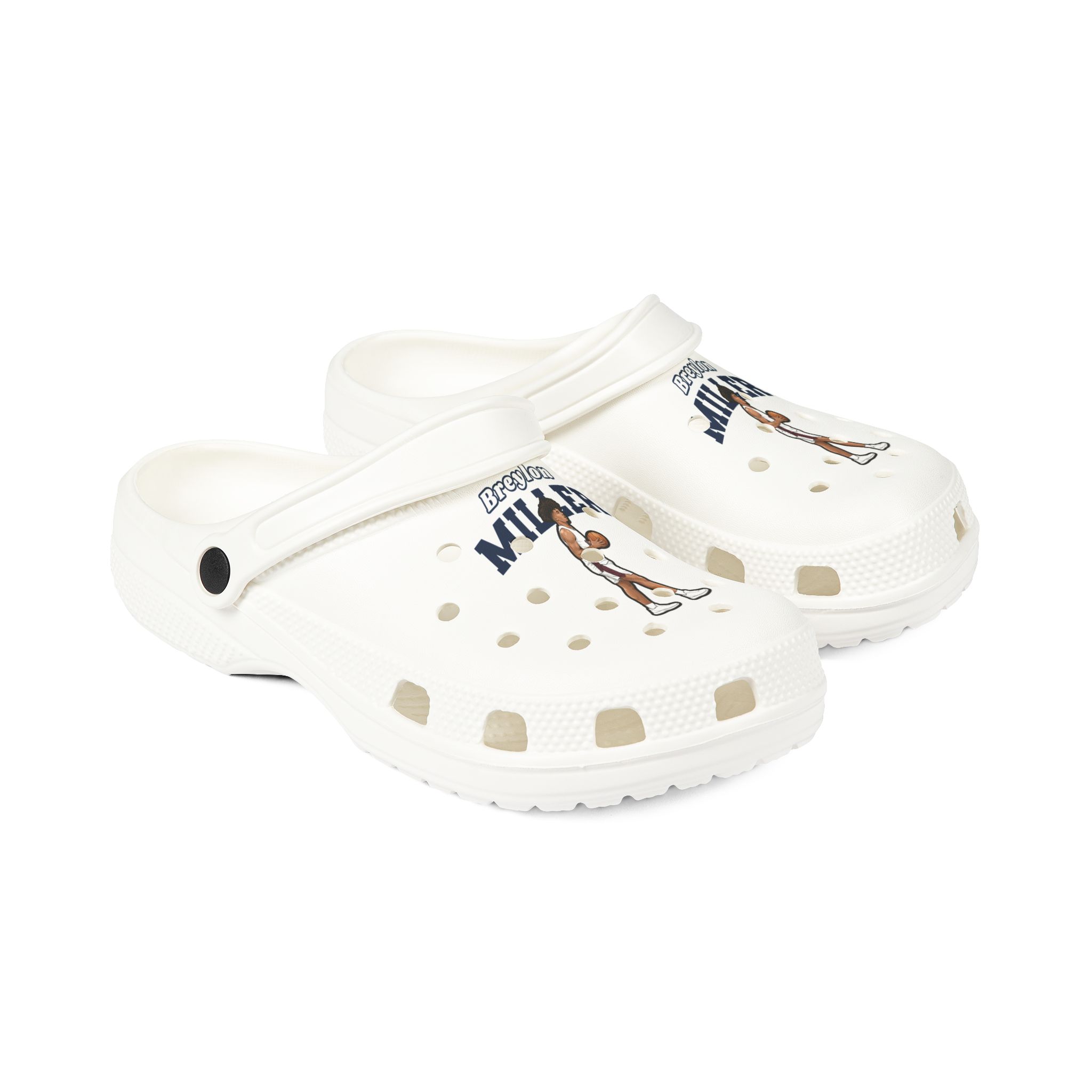 Rubber Clogs — character_name_arch in White