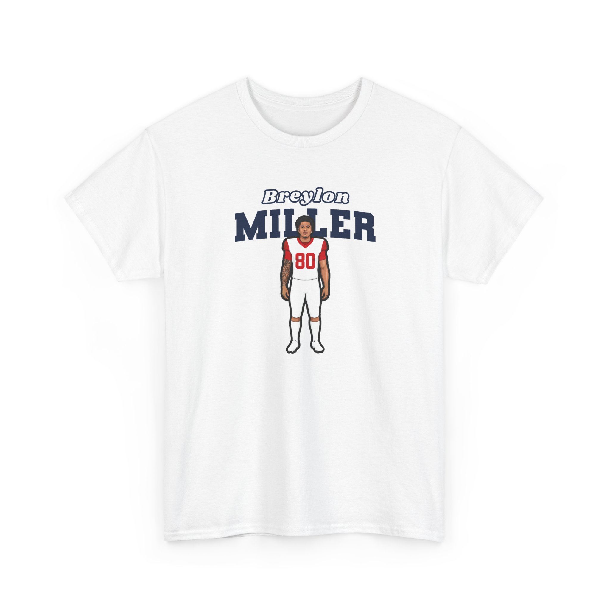 Tee — character_name_arch in White