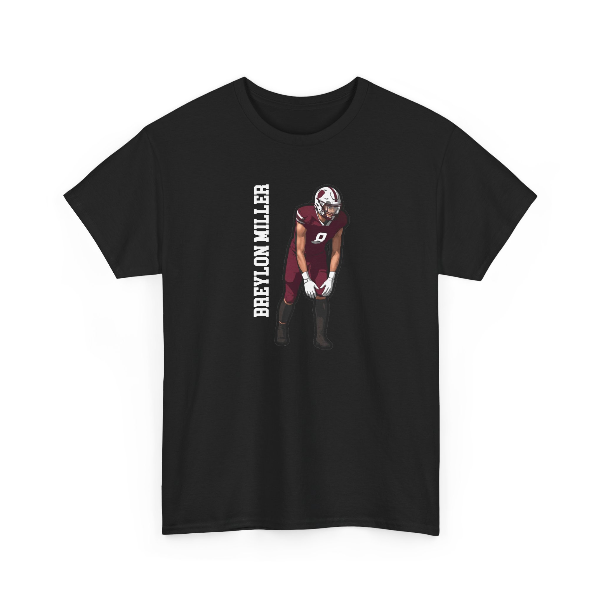 Tee — character_name_vertical in Black