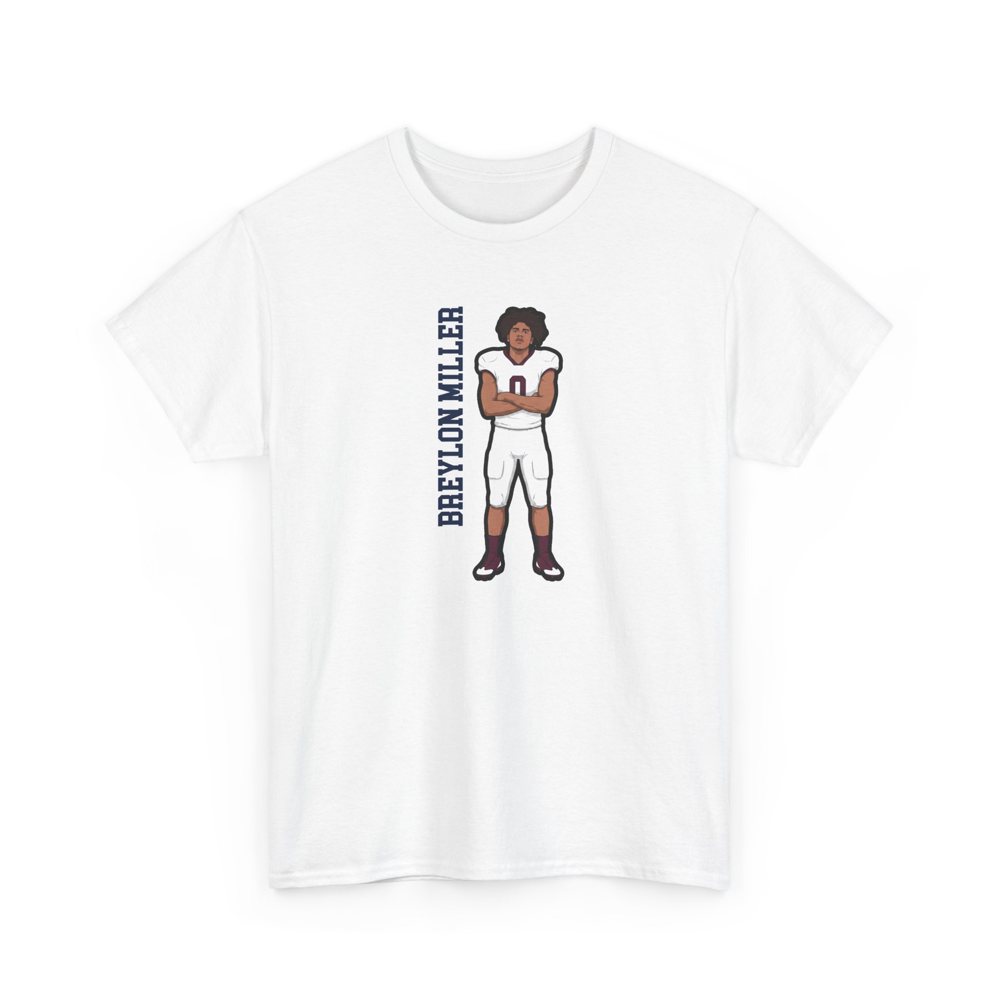 Tee — character_name_vertical in White