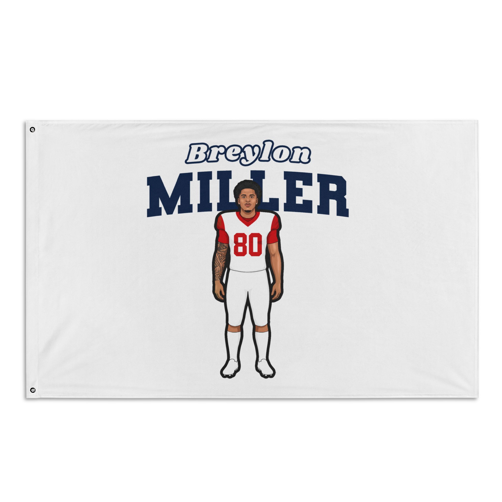 Flag (35 × 56 in) — character_name_arch in Classic
