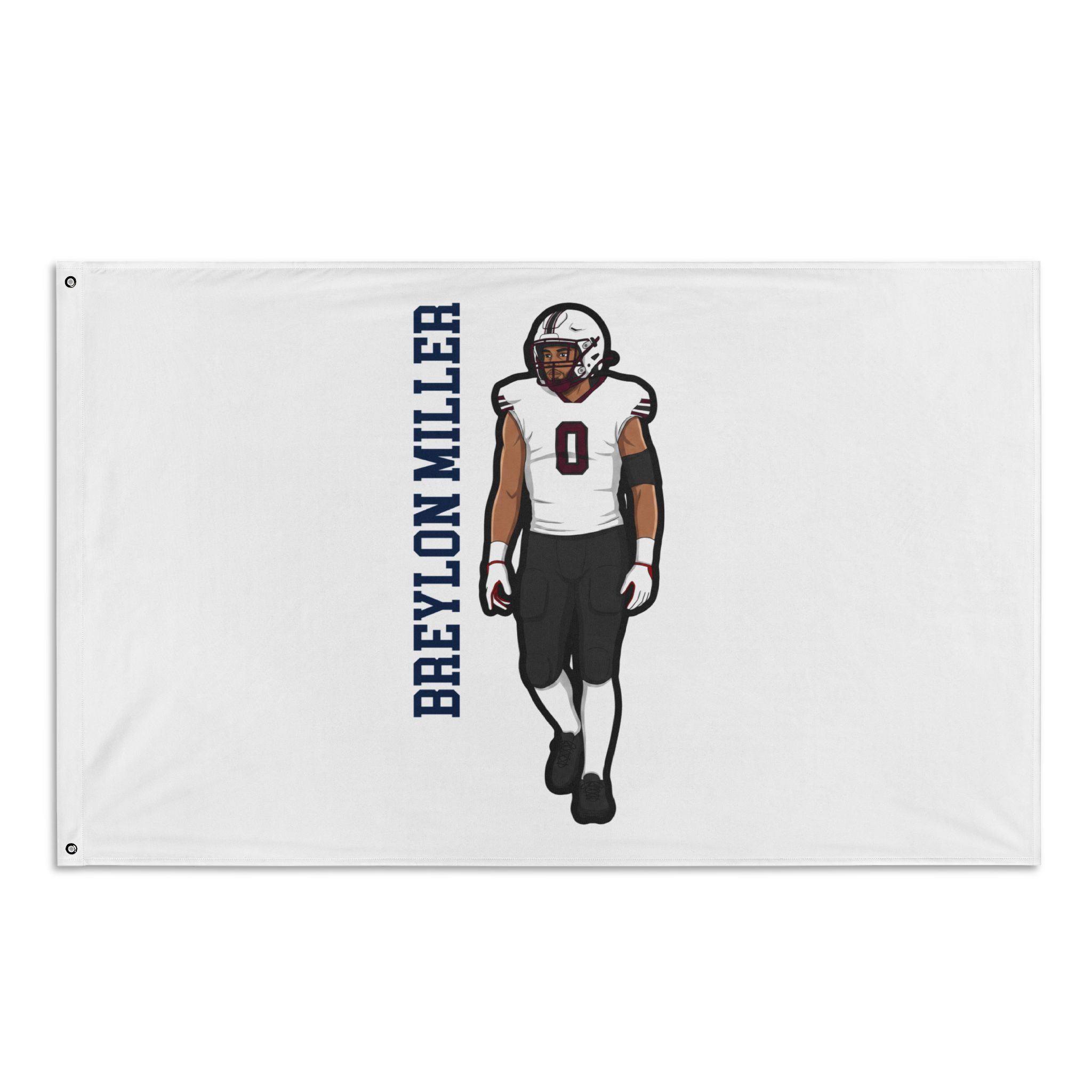 Flag (35 × 56 in) — character_name_vertical in Classic